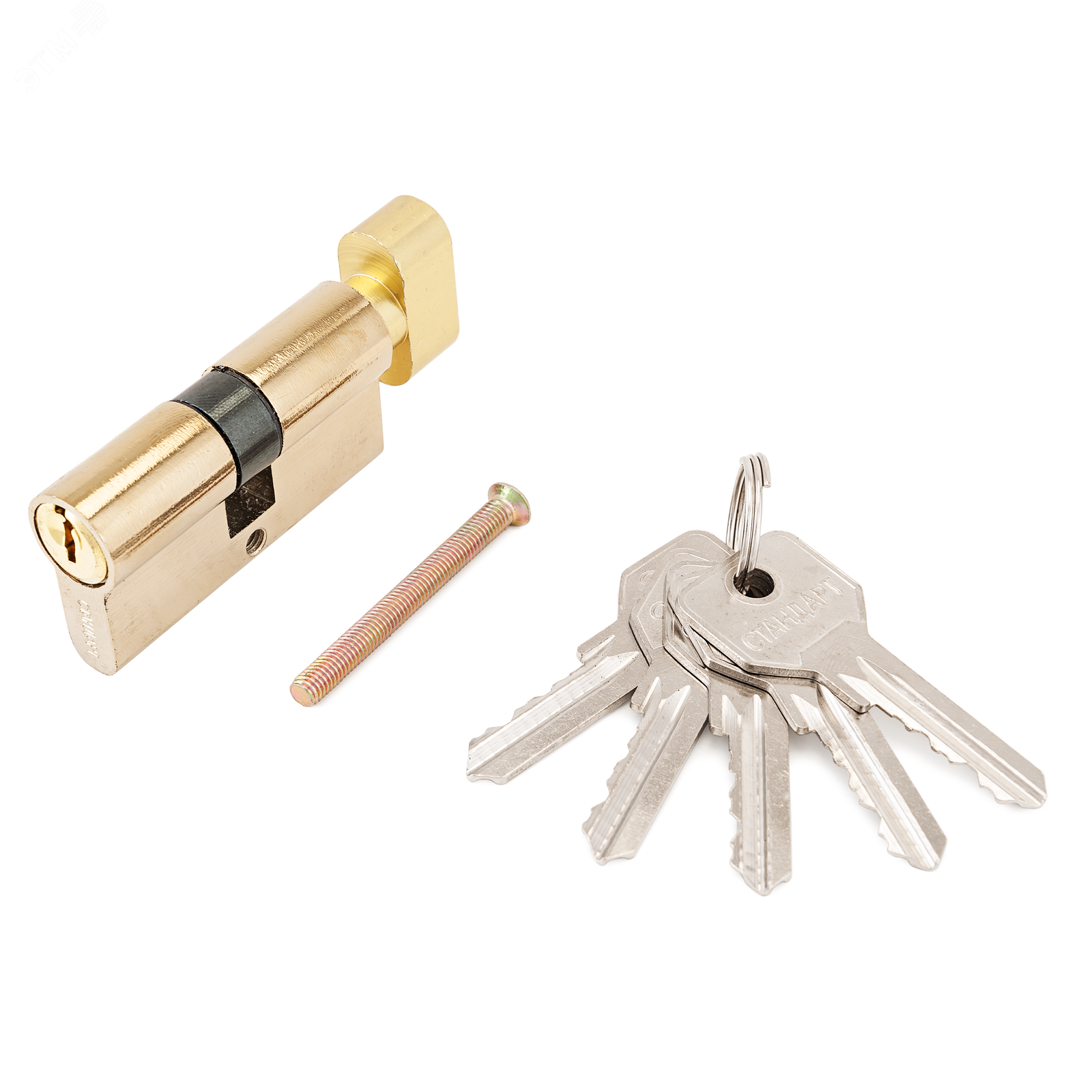 Изображение товара Механизм цилиндровый для врезных замков, Стандарт Z.I.60В-5K BP золото (латунь) (шт)