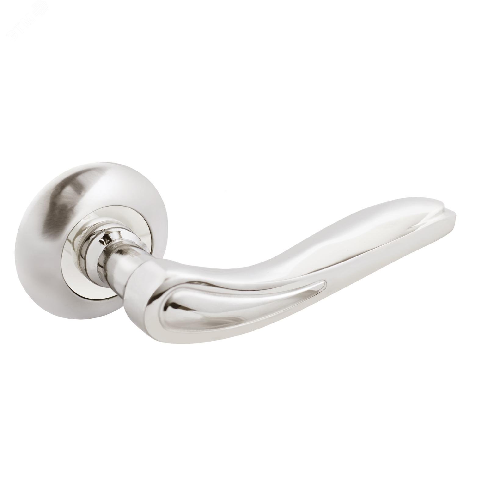 Изображение товара Ручка на квадратной накладке (комплект). АЛЛЮР АРТЛАЙЗА CP (1820) хром (шт)