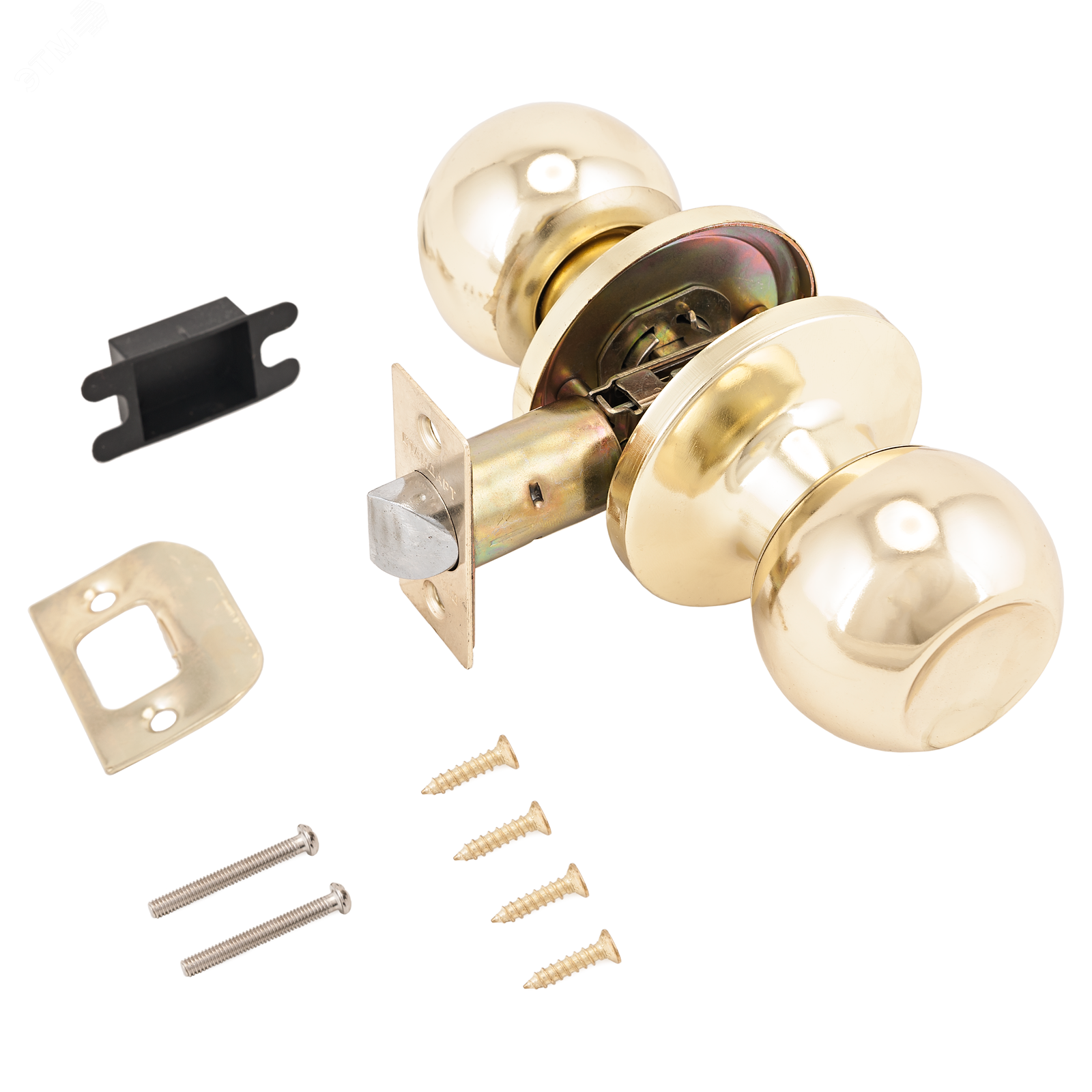 Изображение товара Ручка-защелка для межкомнатных дверей, СТАНДАРТ 607 PS GP золото (латунь) (шт)