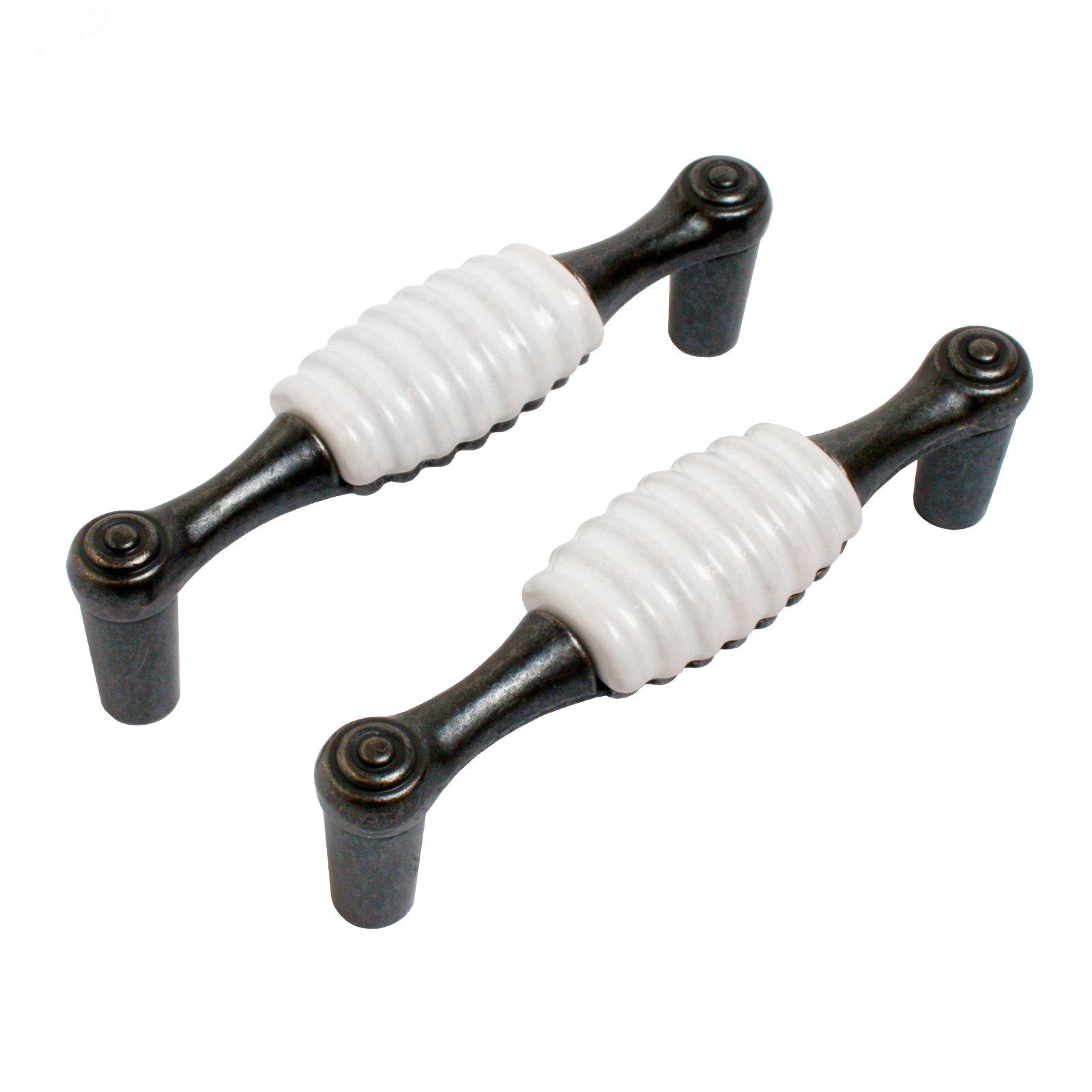 Изображение товара Мебельная ручка-скоба StahlBuro С2496-96 2шт матовый черный