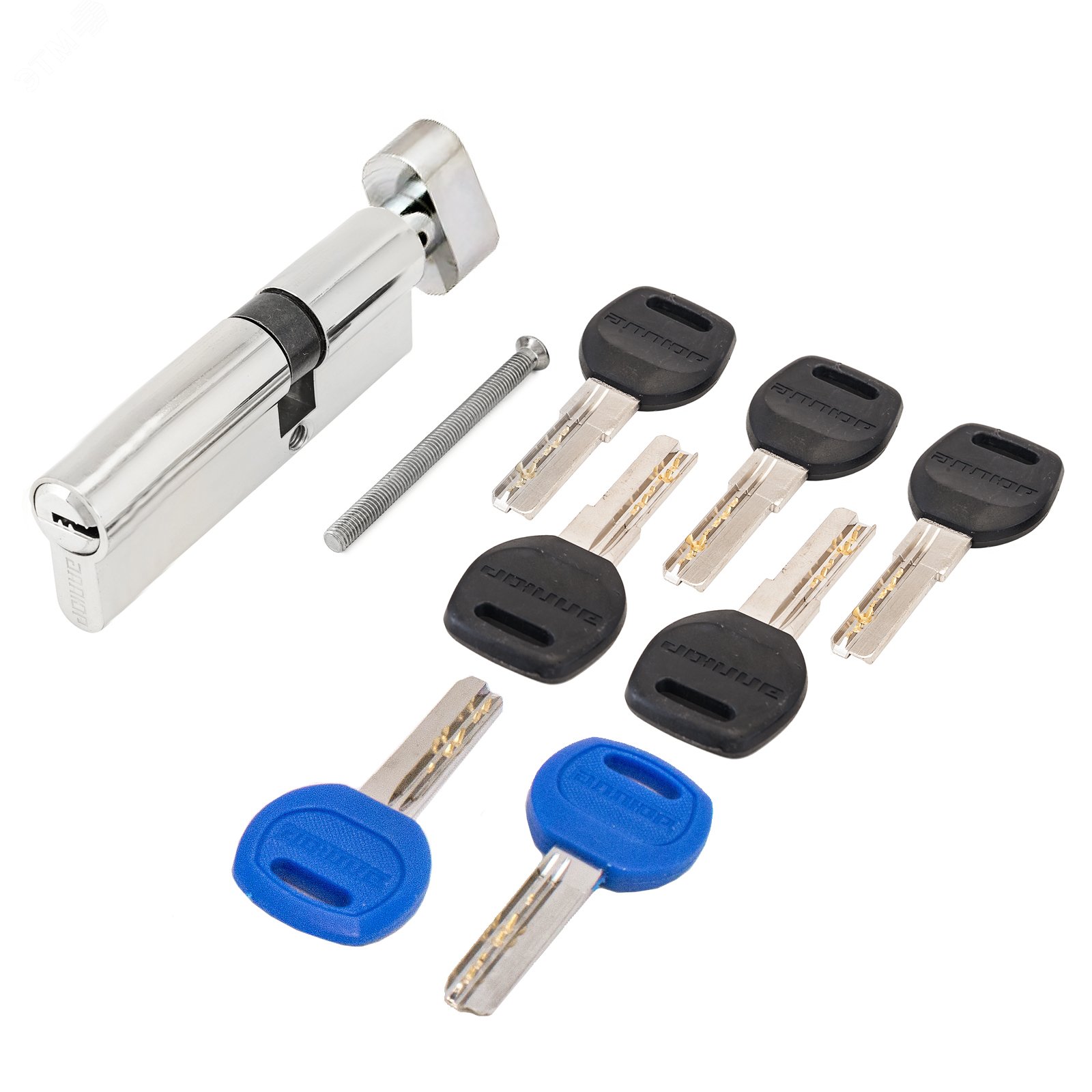 Изображение товара Механизм цилиндровый для врезных замков, АЛЛЮР DL-02 90 (30 верт. х10х50) СP хром (шт)