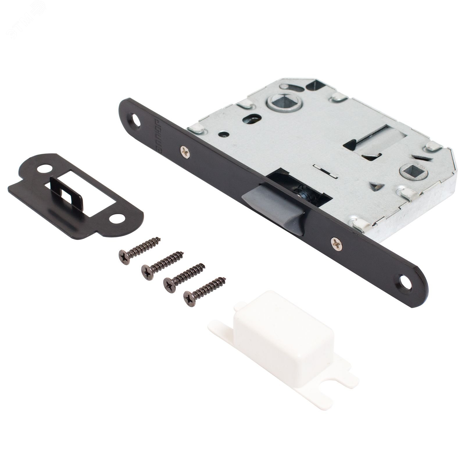 Изображение товара Защёлка Аллюр АРТ L7050PR BL матовый черный пластик для межкомнатных дверей