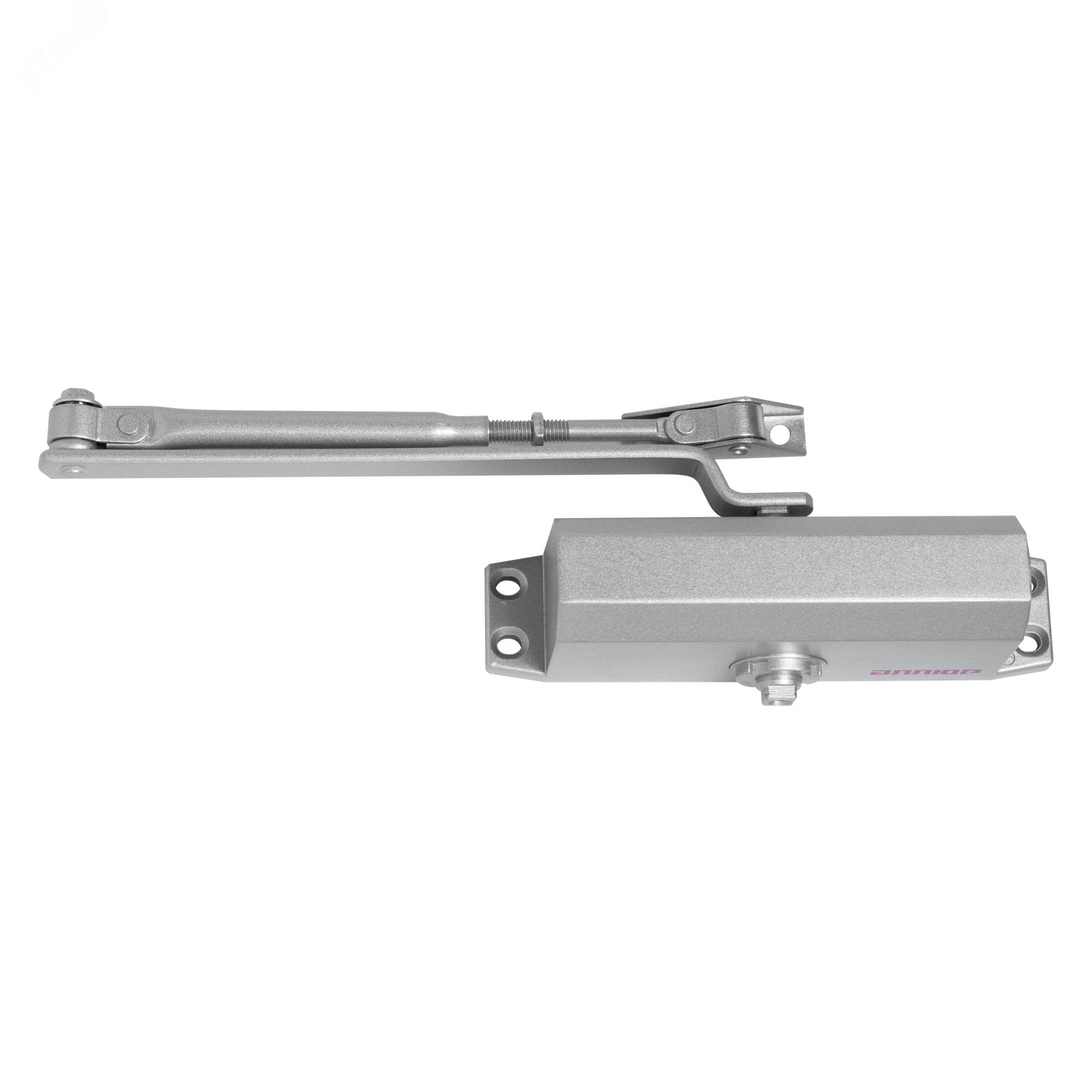 Изображение товара Доводчик дверной АЛЛЮР COMFORT ДД 165/3-4 A-S серебро для внутренних и наружных дверей