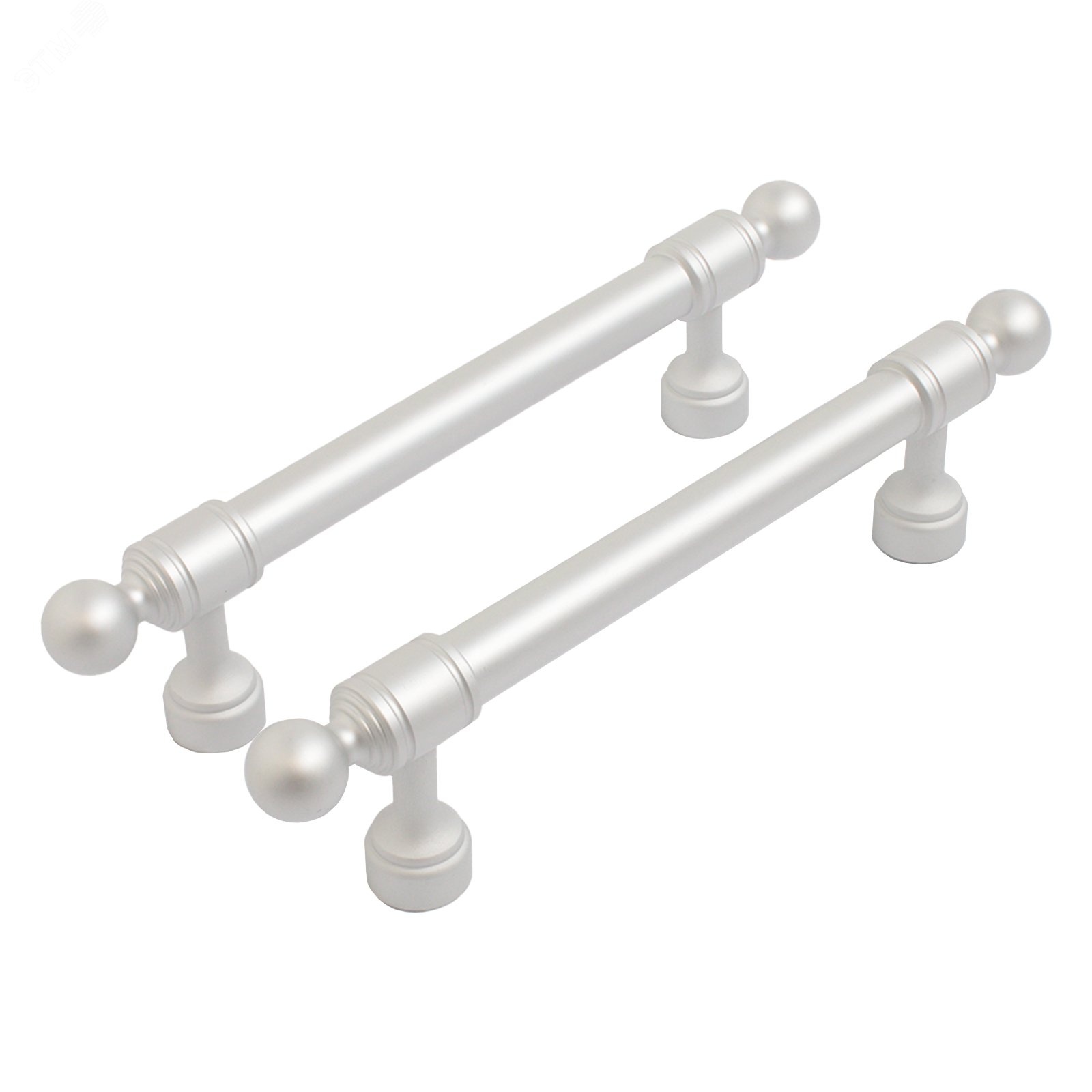 Изображение товара Ручка-скоба мебельная StahlBuro AP2306-96 2шт., матовый белый хром