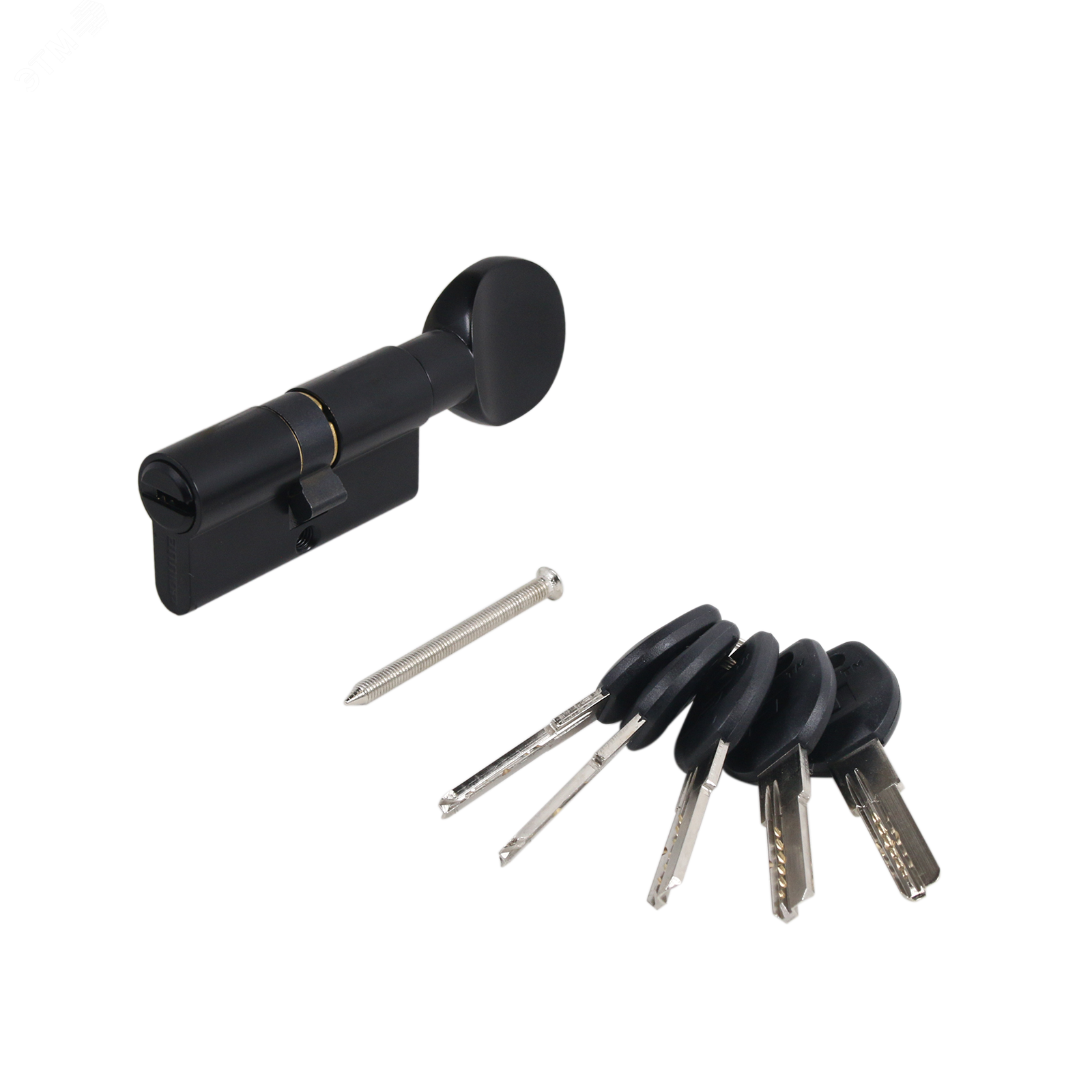 Изображение товара Механизм цилиндровый для врезных замков, АЛЛЮР HD FG 60-5К BLACK черный (шт)