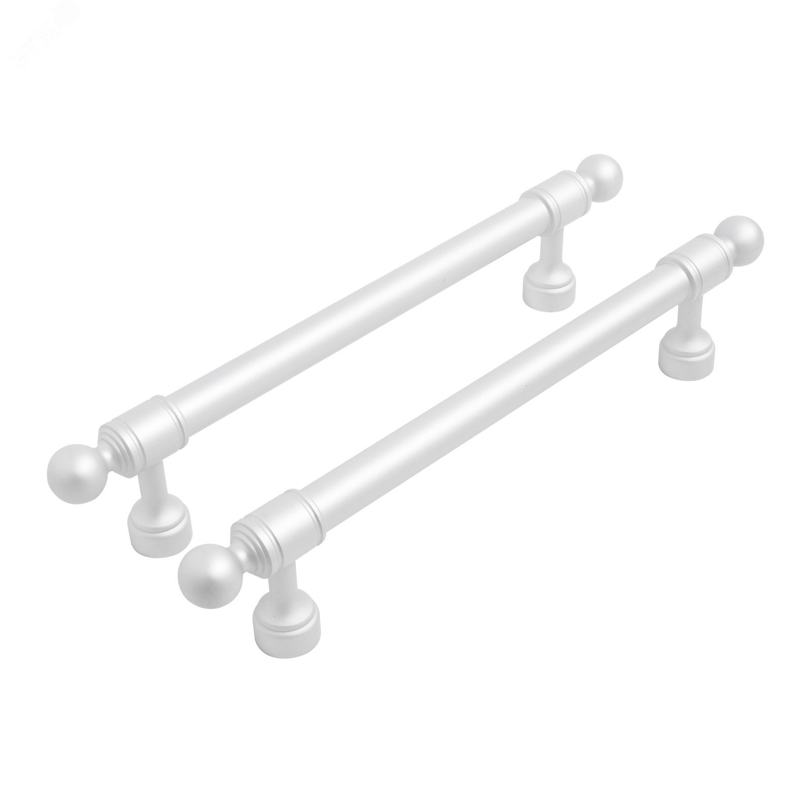 Изображение товара Ручка-скоба мебельная StahlBuro AP2306-128 матовый белый хром 2 шт.