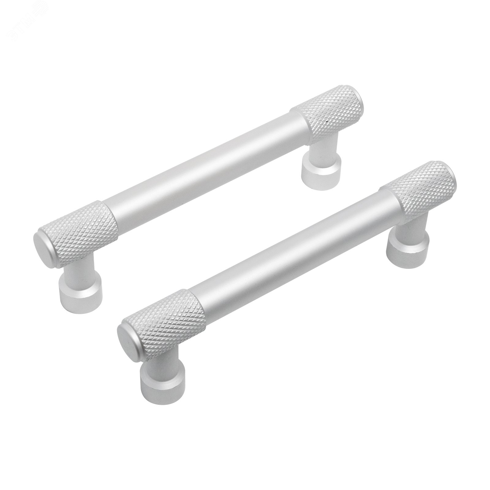 Изображение товара Мебельная ручка-скоба StahlBuro AP2307-96 матовый белый хром 2 шт