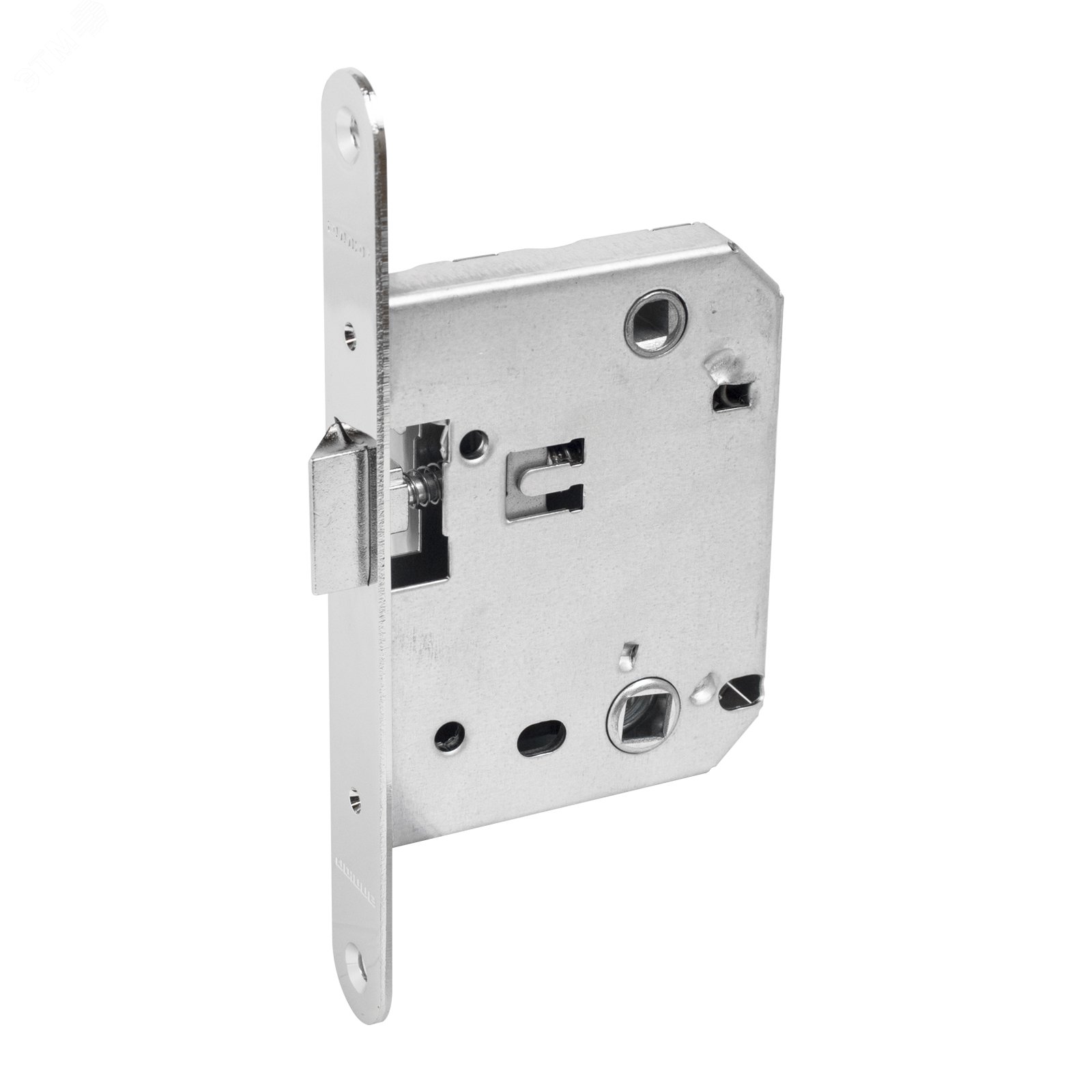 Изображение товара Защёлка АЛЛЮР АРТ L7050R CP хром универсальная для деревянных дверей Изображение товара Защёлка АЛЛЮР АРТ L7050R CP хром универсальная для деревянных дверей