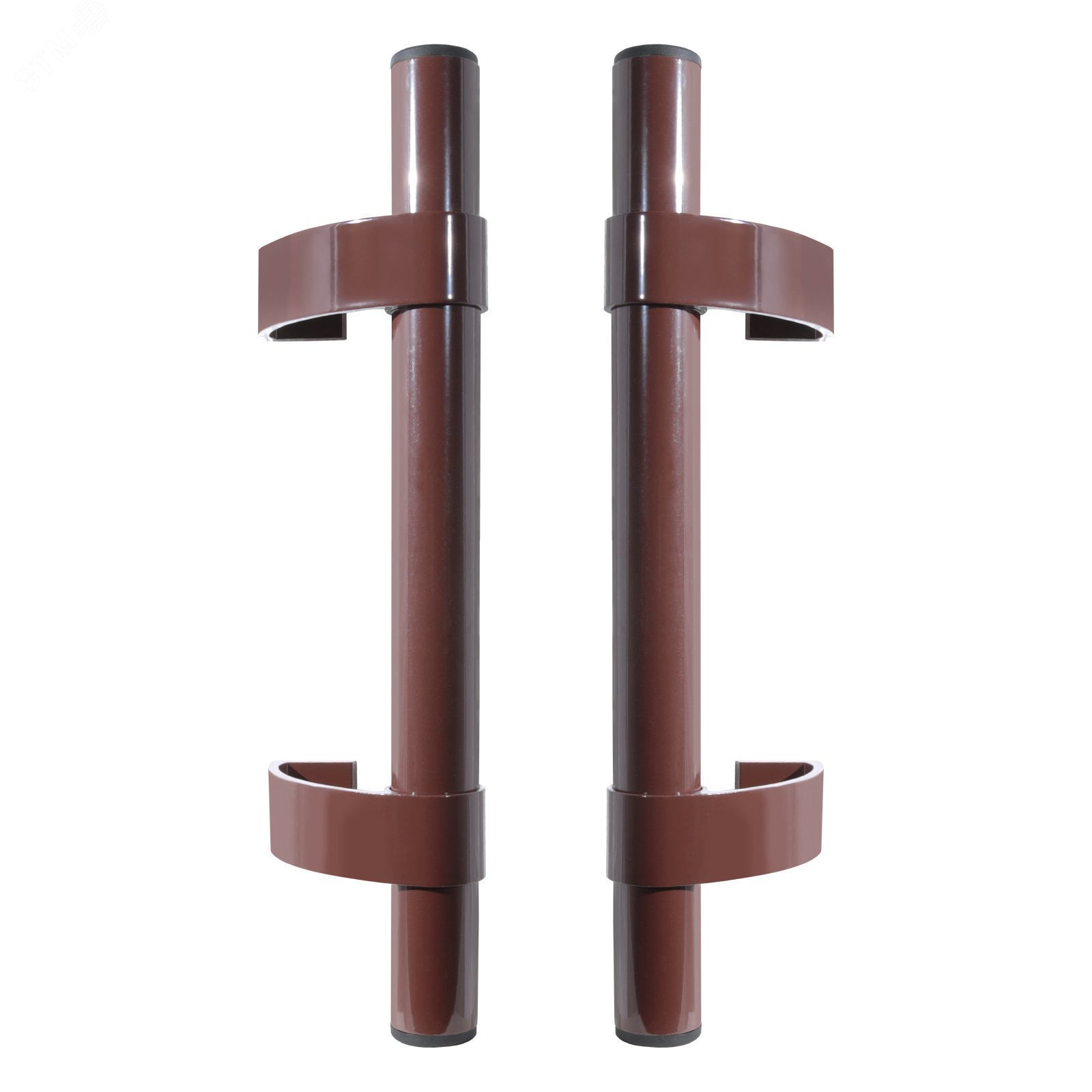 Изображение товара Дверная ручка-скоба БУЛАТ РС-02.345.8017 коричневая алюминий 345 мм