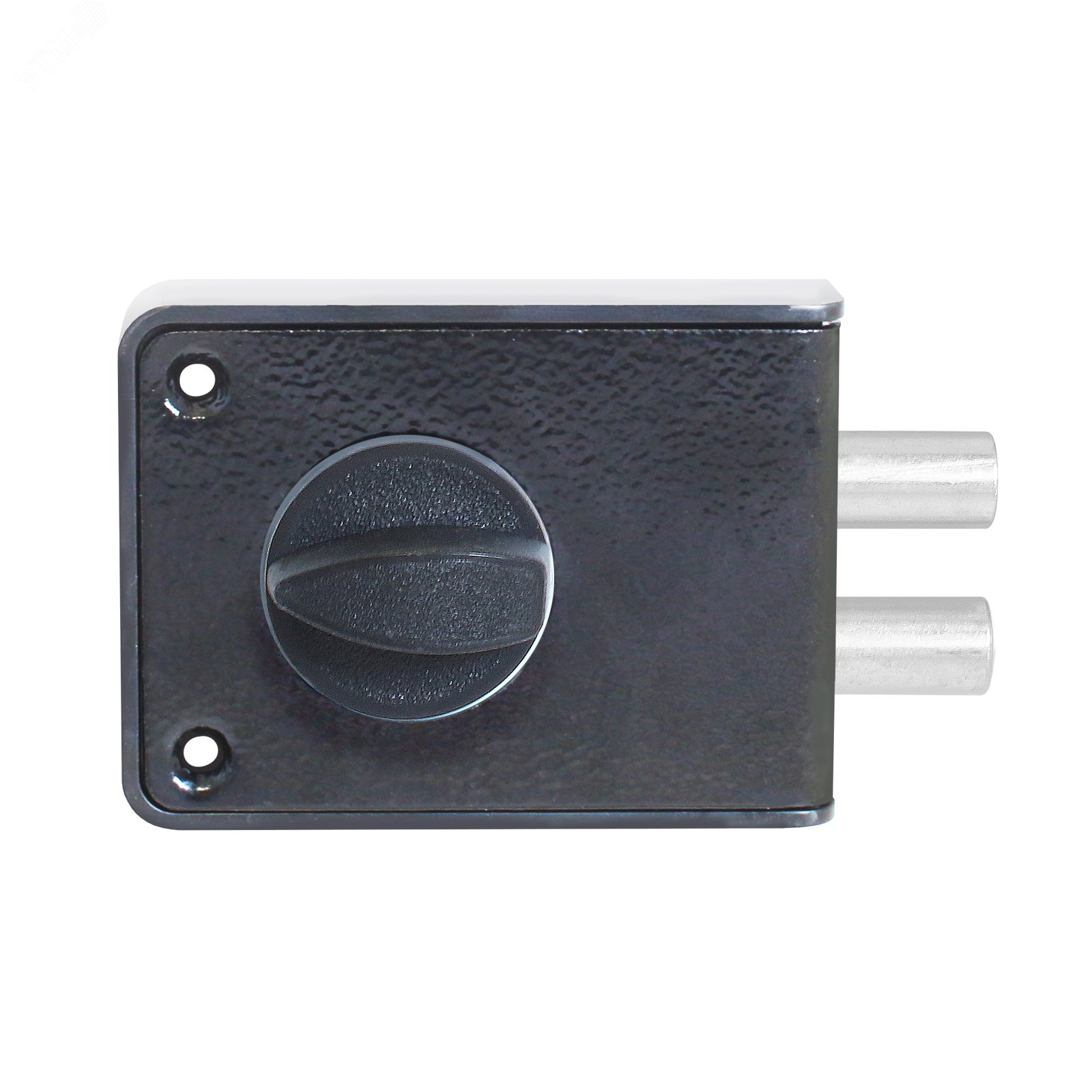 Изображение товара Замок накладной цилиндровый для деревянных дверей, СТАНДАРТ Россия ЗН1-3-1С черный (шт)