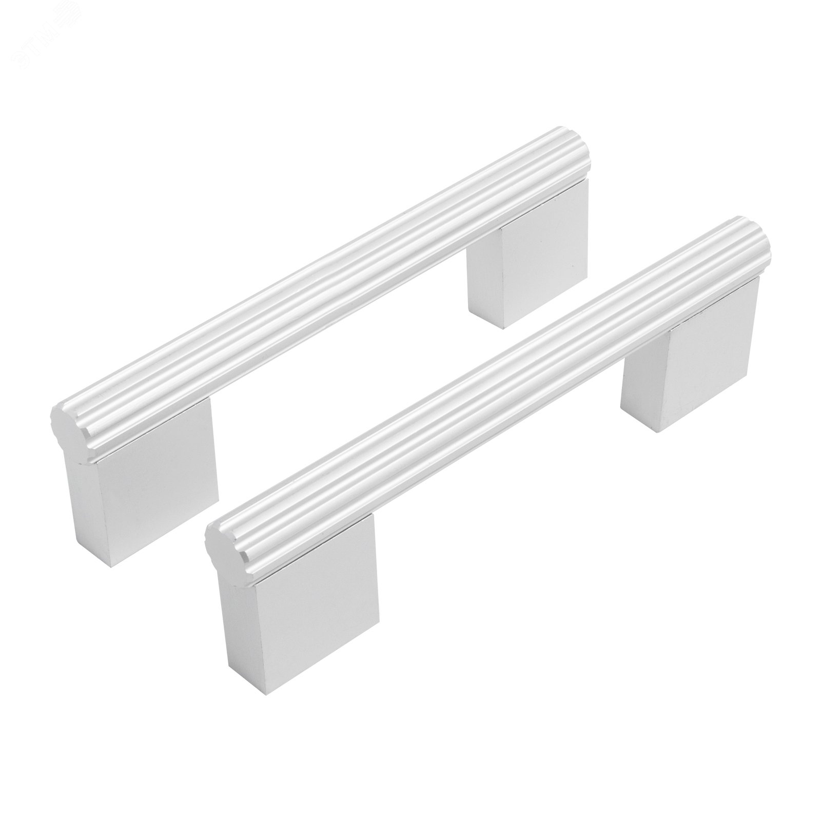 Изображение товара Ручка-скоба мебельная StahlBuro AP2313-96 матовый белый хром 2 шт