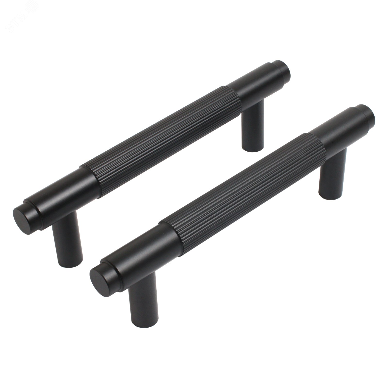 Изображение товара Мебельная ручка-скоба StahlBuro AP2309-96, черный матовый, 96 мм, комплект 2 шт.