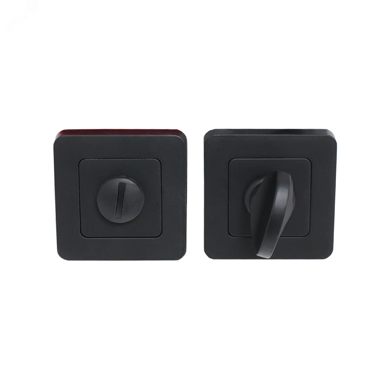 Изображение товара Сантехническая завертка АЛЛЮР АРТ BK-S1 BL матовый черный