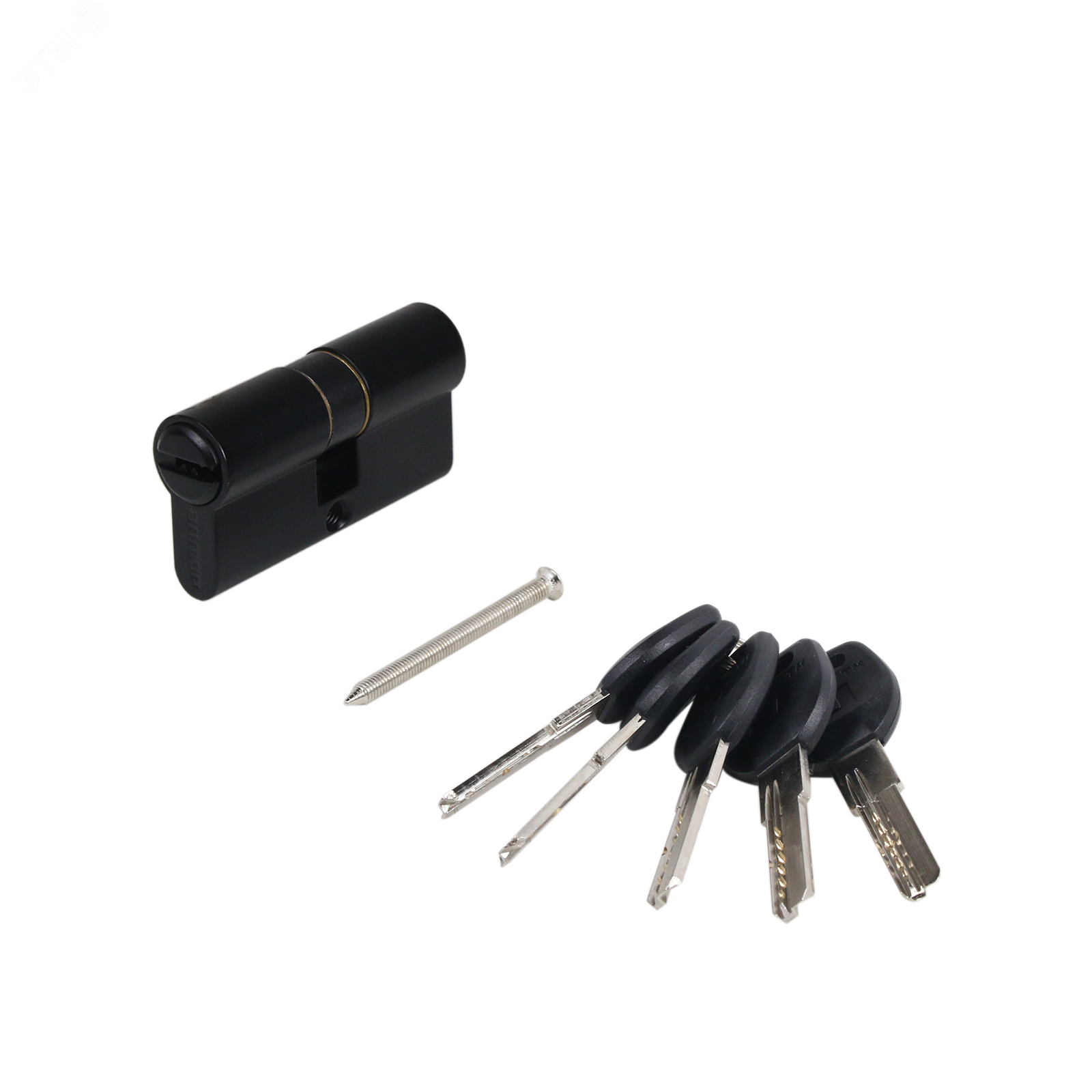 Изображение товара Механизм цилиндровый для врезных замков, АЛЛЮР HD F 60-5К BL черный (шт)