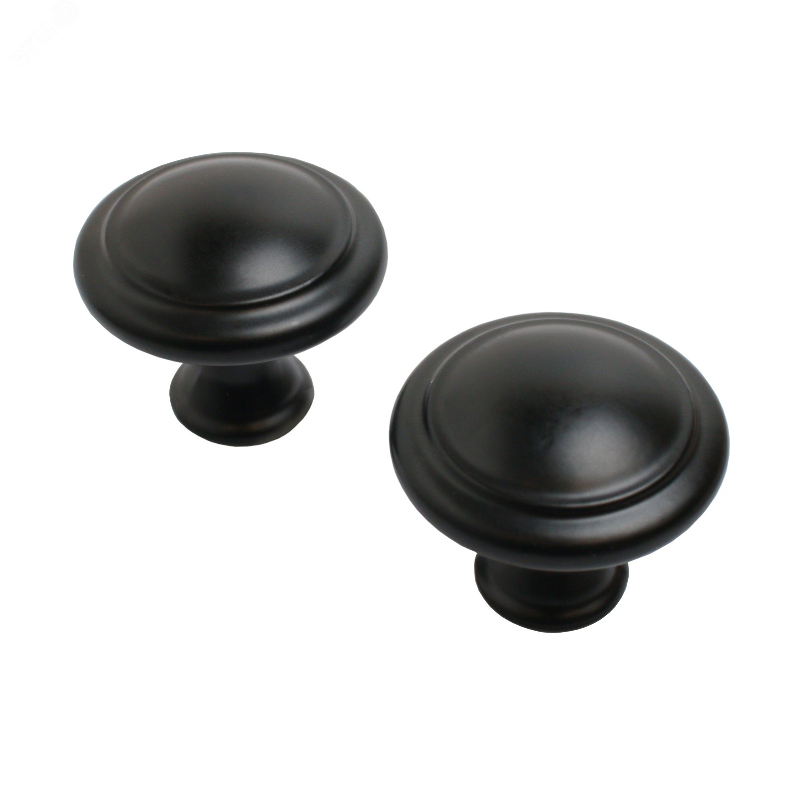 Изображение товара Ручка-кнопка мебельная StahlBuro A304 2шт., матовый черный