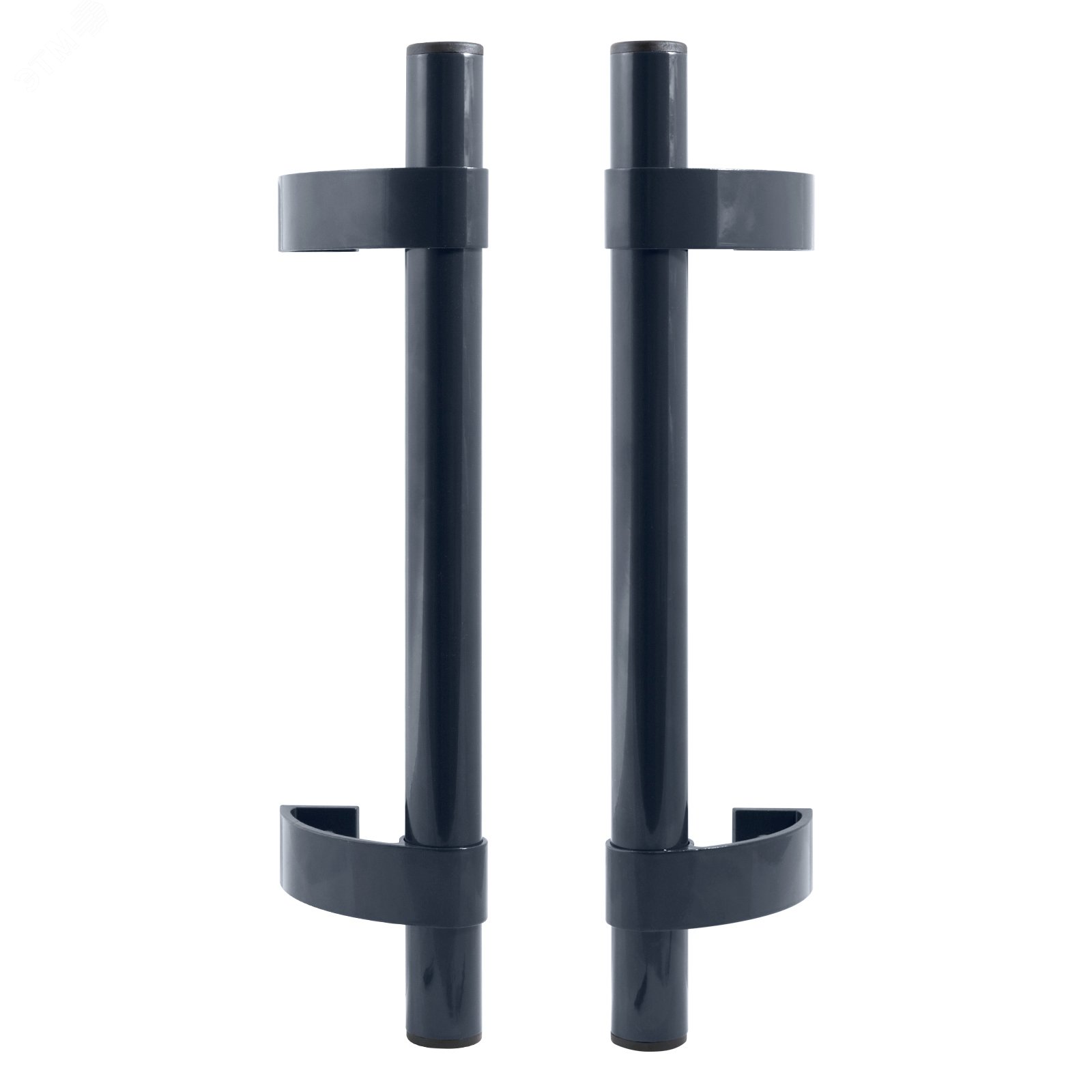 Изображение товара Ручка-скоба дверная БУЛАТ РС-02.400.7016 антрацит алюминий 400 мм