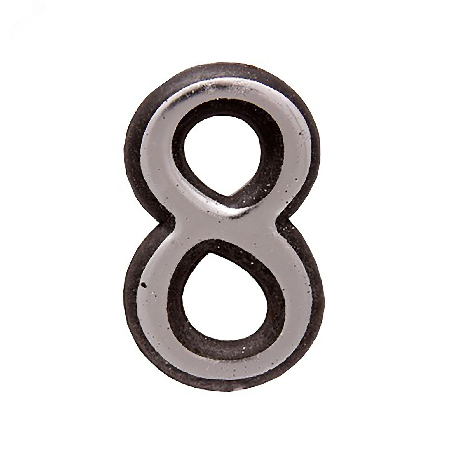 Изображение товара Цифра дверная на двусторонней клеевой основе. АЛЛЮР пластик 8 хром (шт)