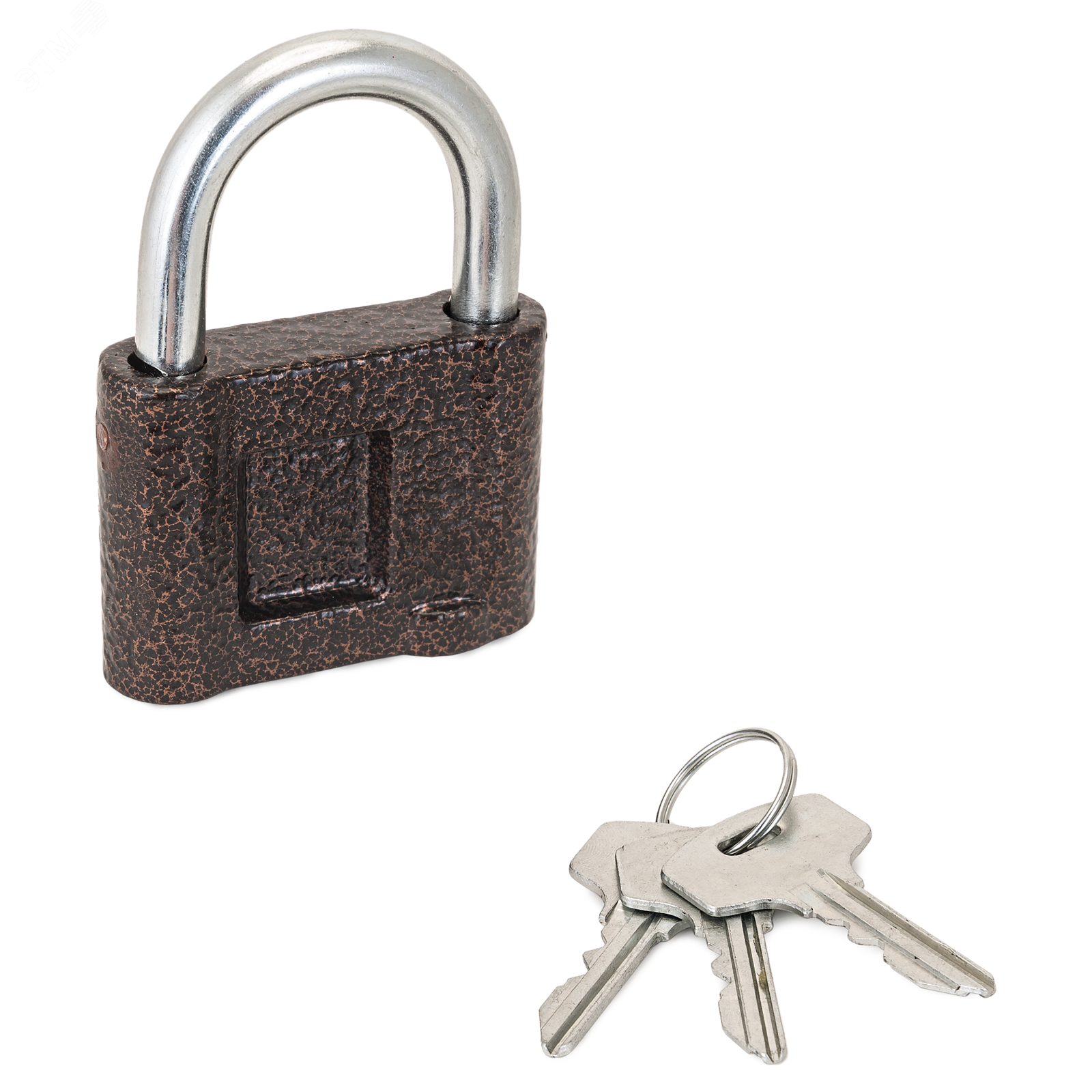 Изображение товара Замок навесной с цилиндровым механизмом секрета, СТАНДАРТ Россия ВС-1.02С античная медь (шт)