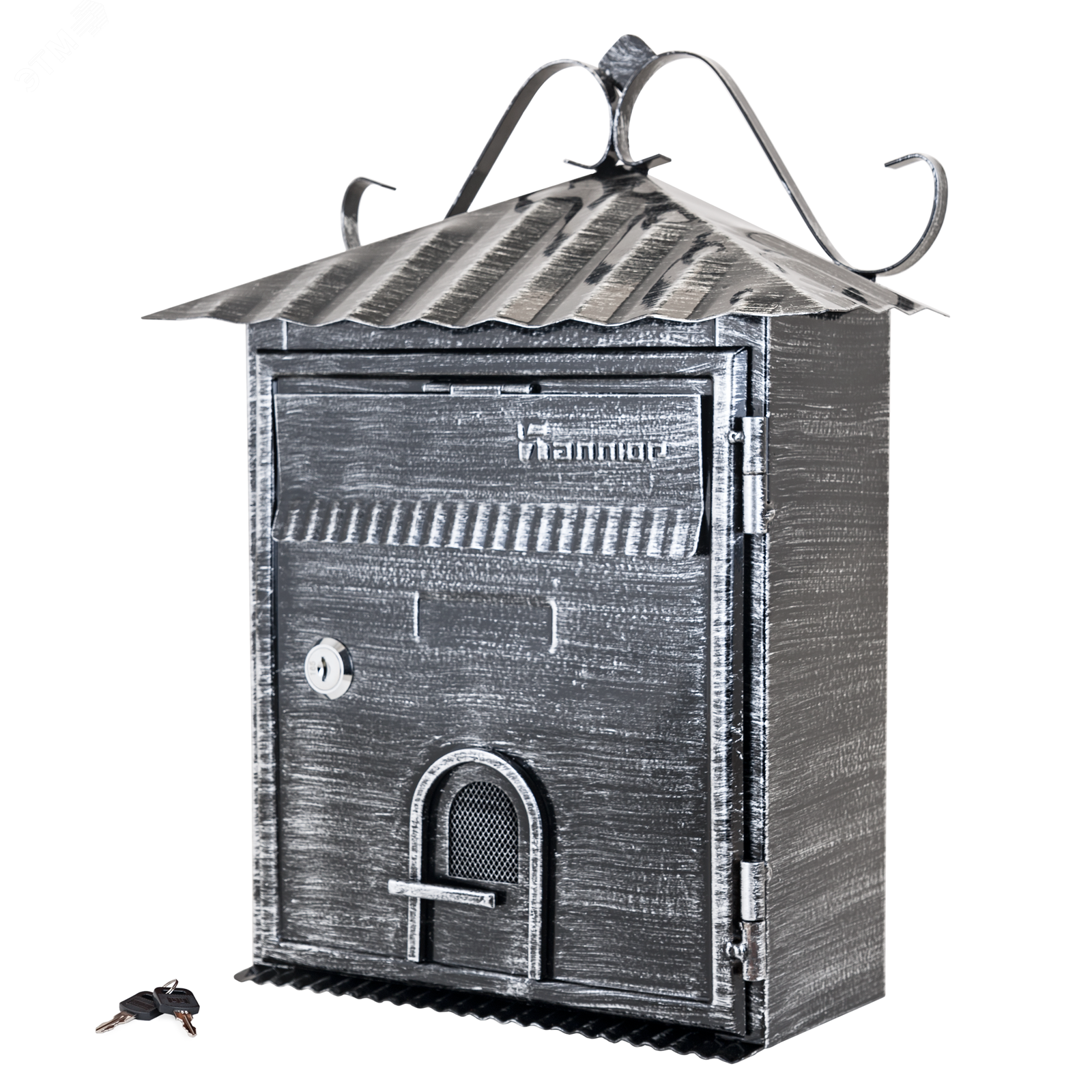 Изображение товара Ящик почтовый АЛЛЮР №2005 из стали и алюминия с замком и ключами