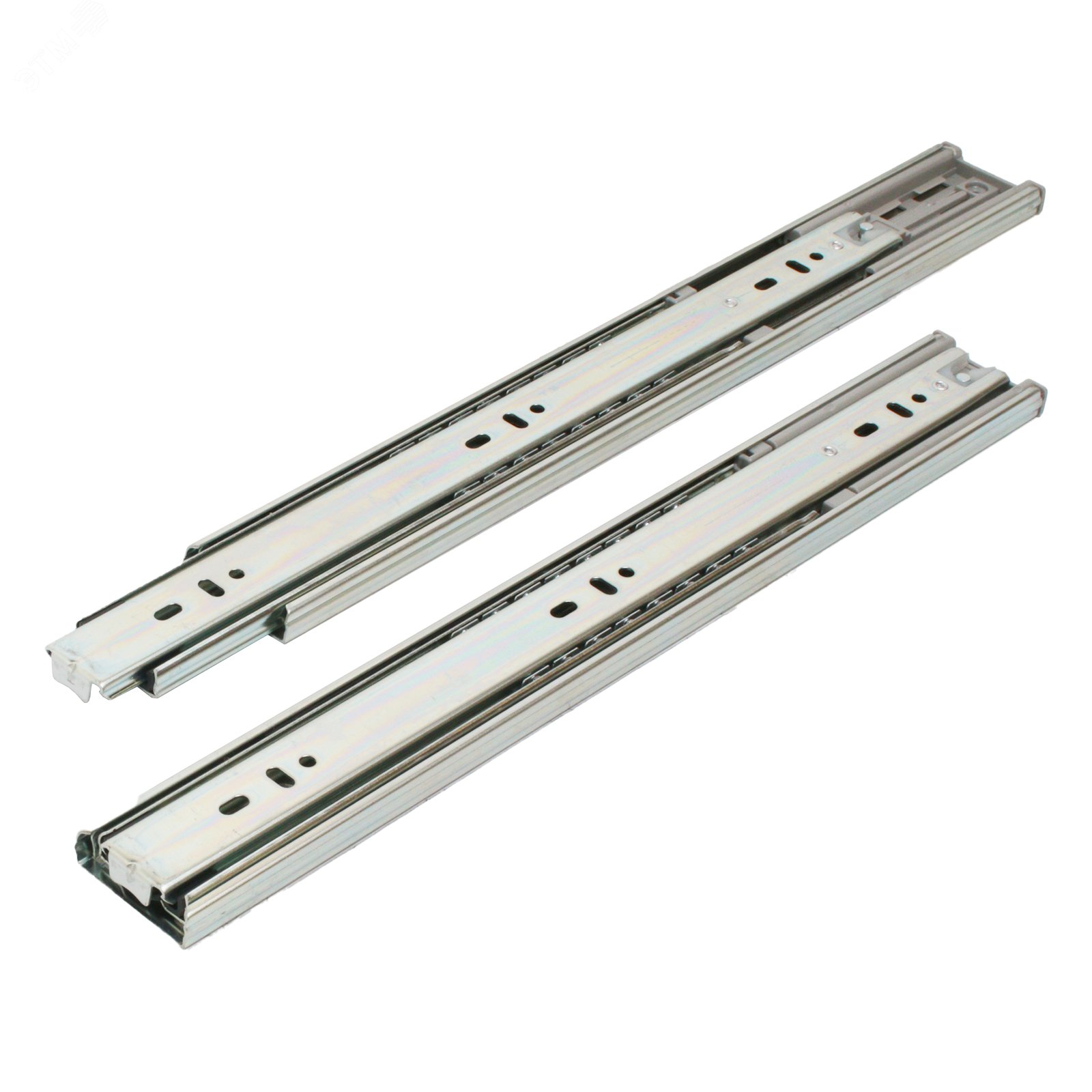 Изображение товара Направляющие шариковые с доводчиком StahlBuro 45-350 /14 хром для мебели