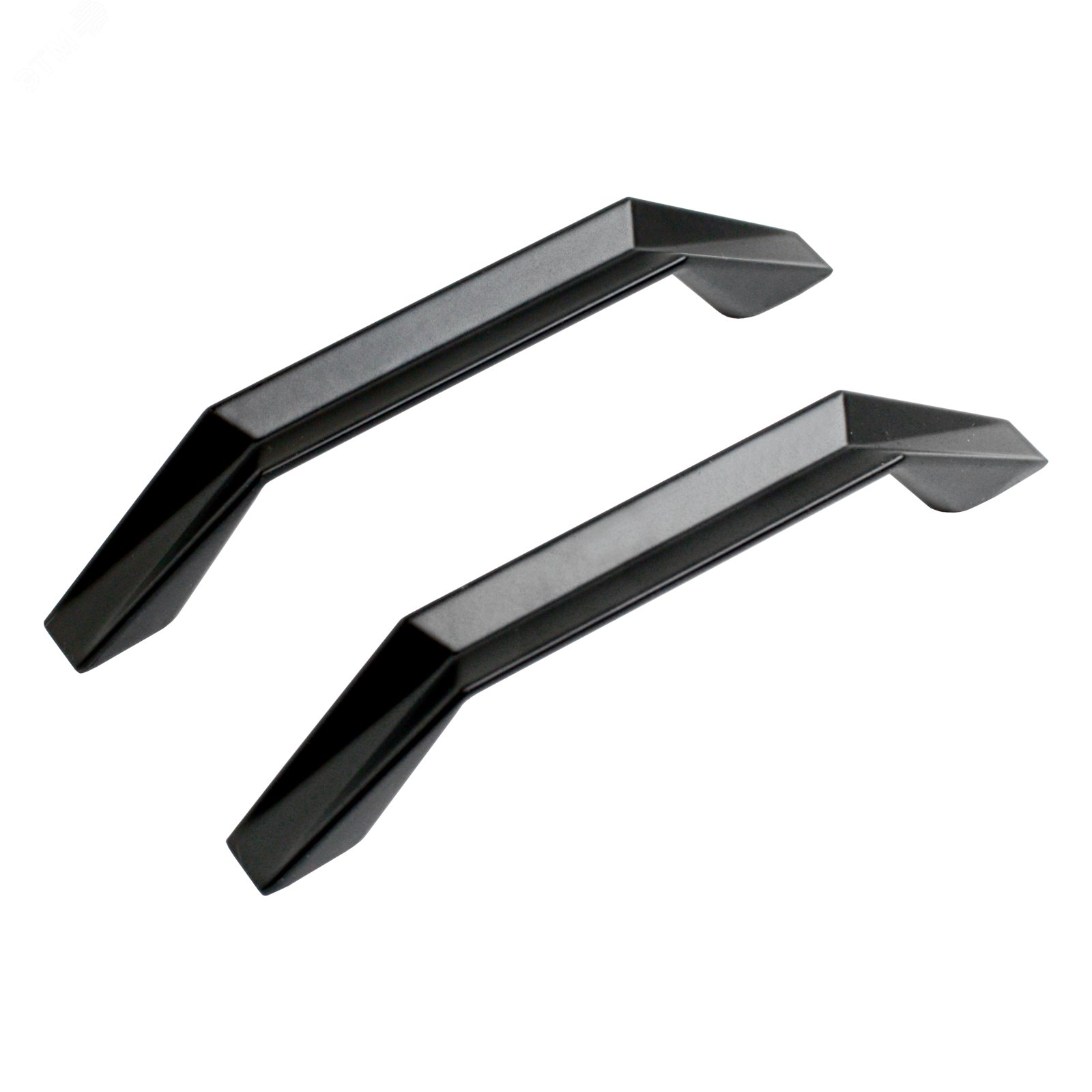 Изображение товара Мебельная ручка-скоба StahlBuro A109-96 2 шт черная матовая