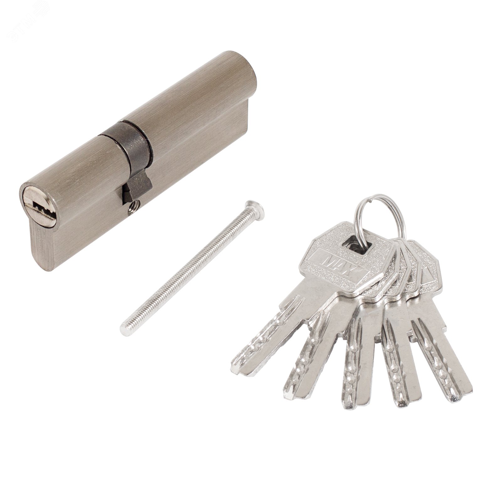 Изображение товара Цилиндровый механизм Стандарт MAX 90 (35х55) SN 5кл перф.ключ/ключ для дверей