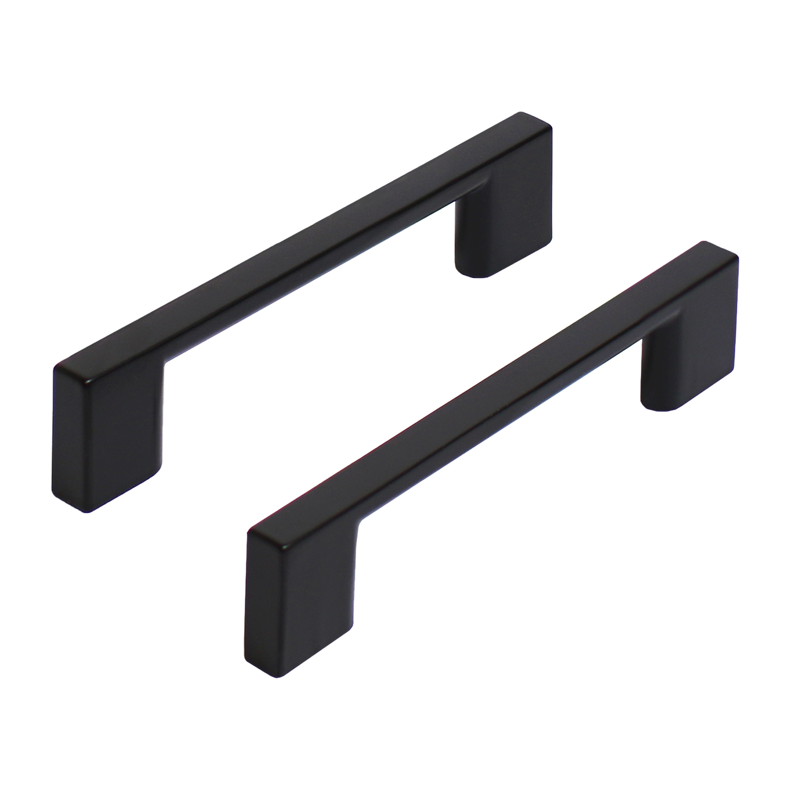 Ручка-скоба мебельная StahlBuro A302-96 2шт., BL матовый черный