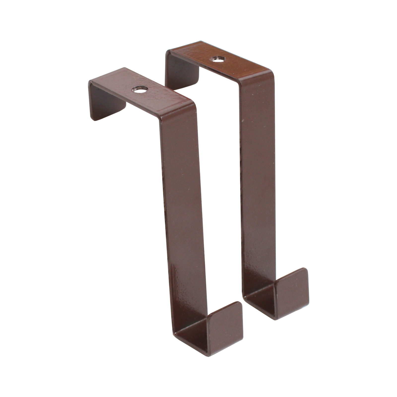 Крючок на дверь АЛЛЮР КДН-2 (20х40) коричневый 2 шт