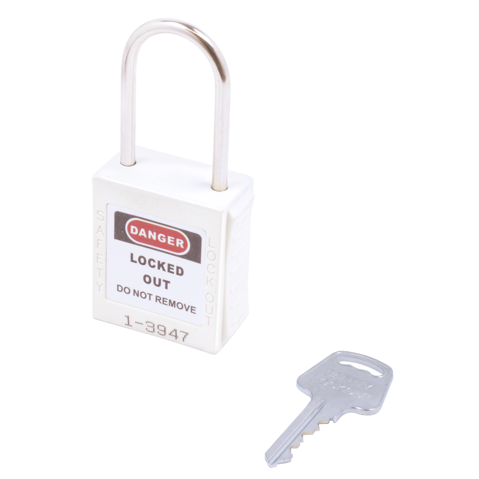 Замок безопасности навесной BD-G76S White