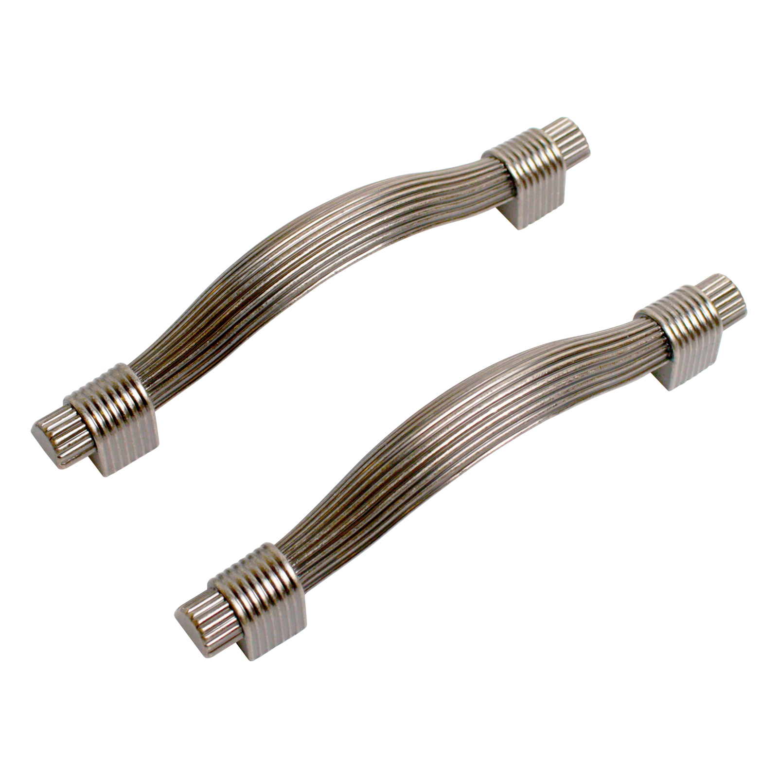 Ручка-скоба мебельная StahlBuro C2518-96 2шт., AS состаренное серебро