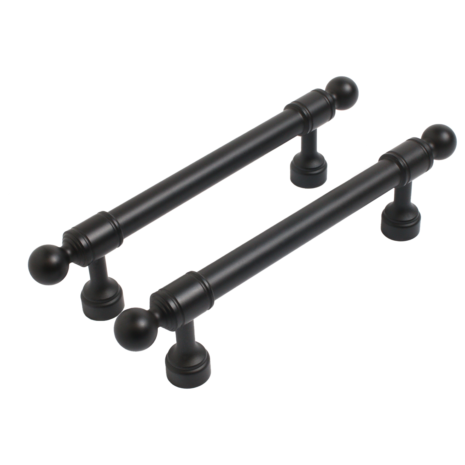 Ручка-скоба мебельная StahlBuro AP2306-96 2шт., BL матовый черный