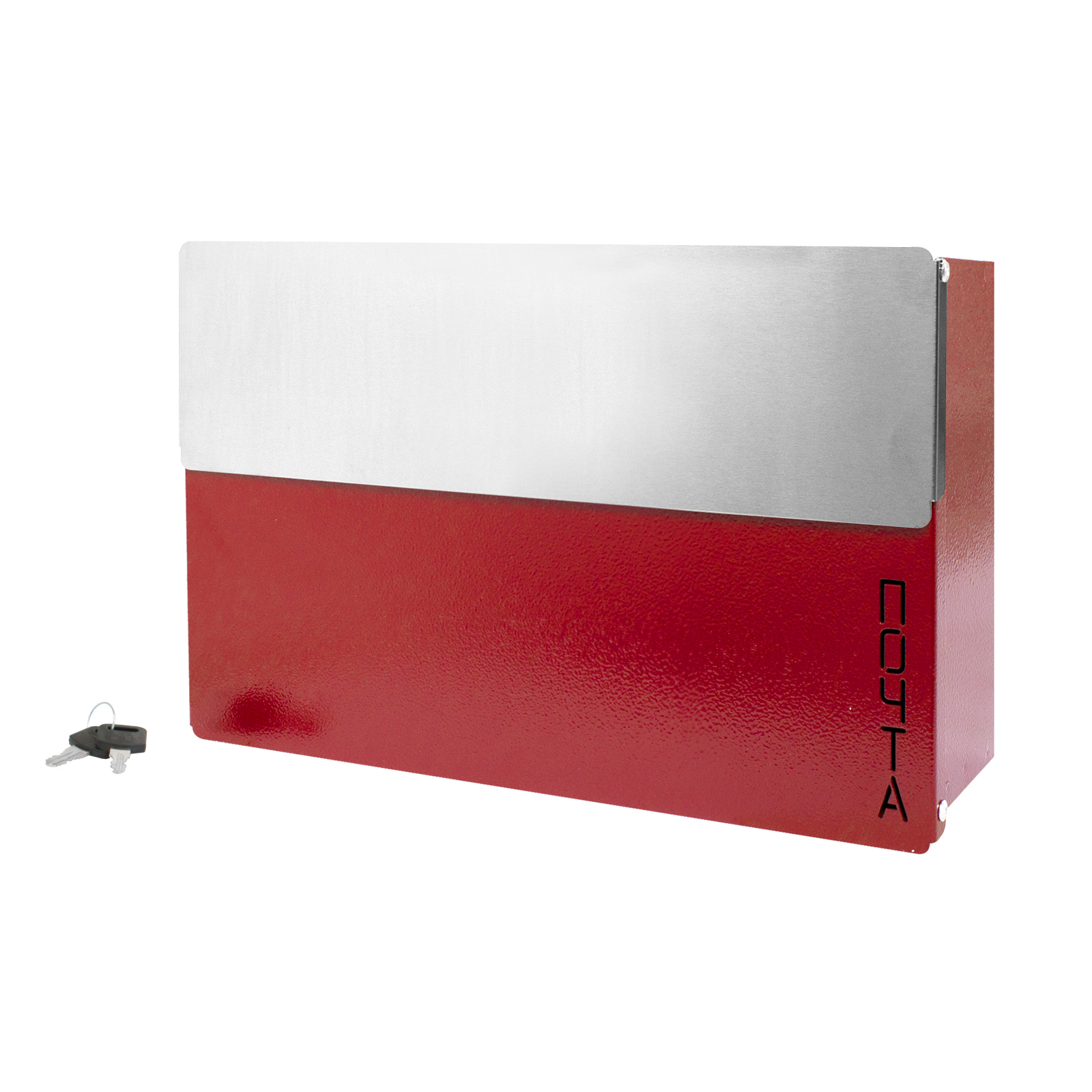 Ящик почтовый АЛЛЮР №5010 шагрень красный