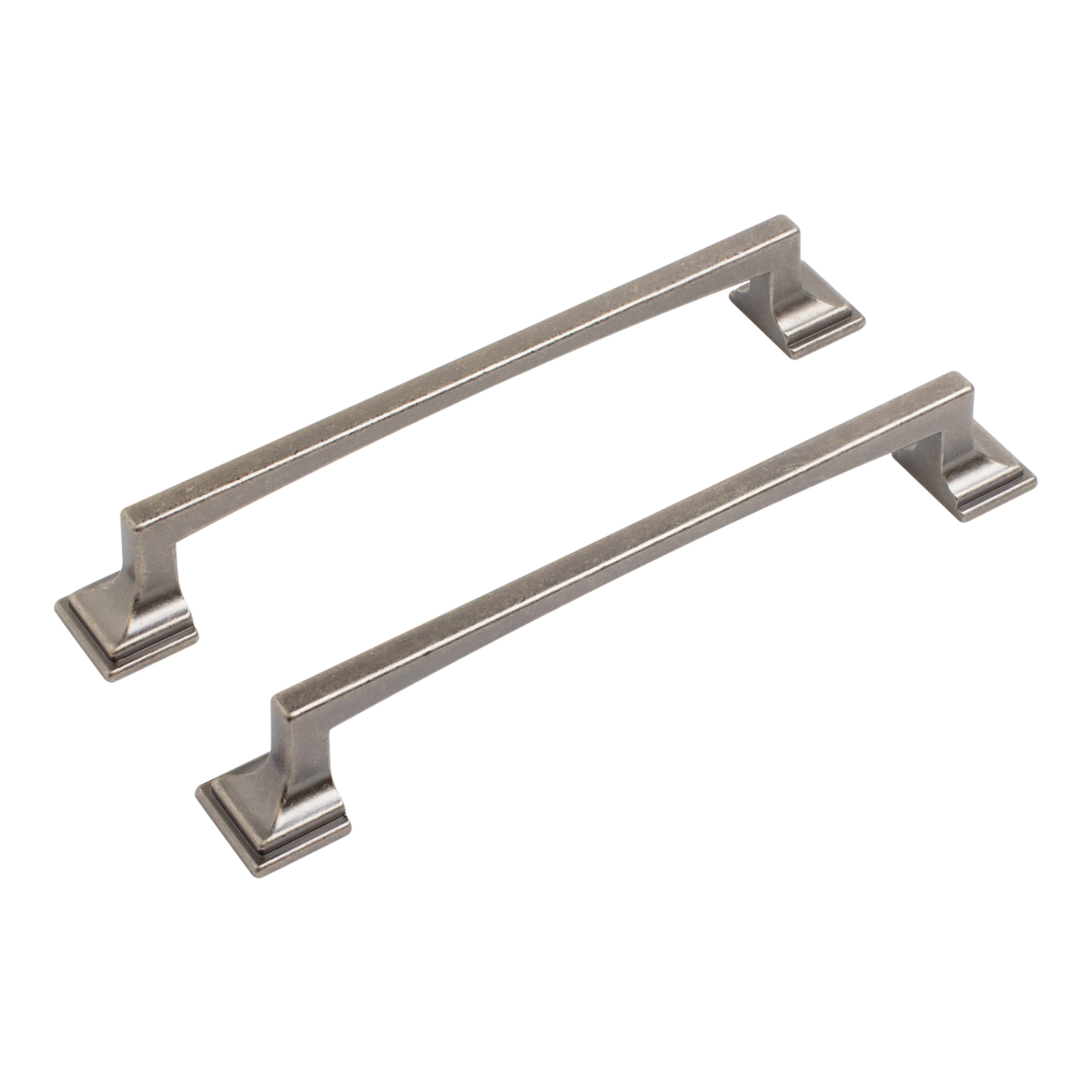 Ручка-скоба мебельная StahlBuro C2526-96 2шт., AS состаренное серебро