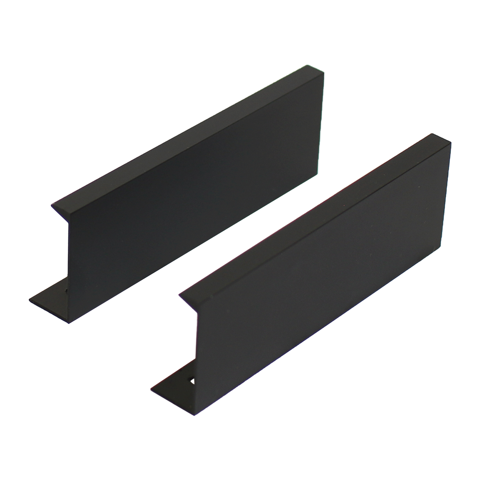 Ручка-профиль мебельная StahlBuro A306-96 2шт., BL матовый черный