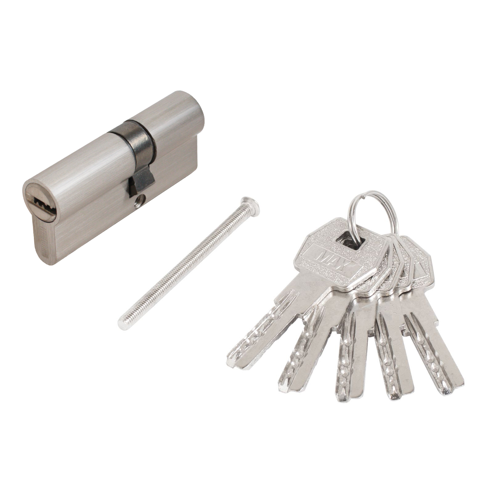 Цилиндровый механизм Стандарт MAX 70 (30х40) SN 5кл мат.никель