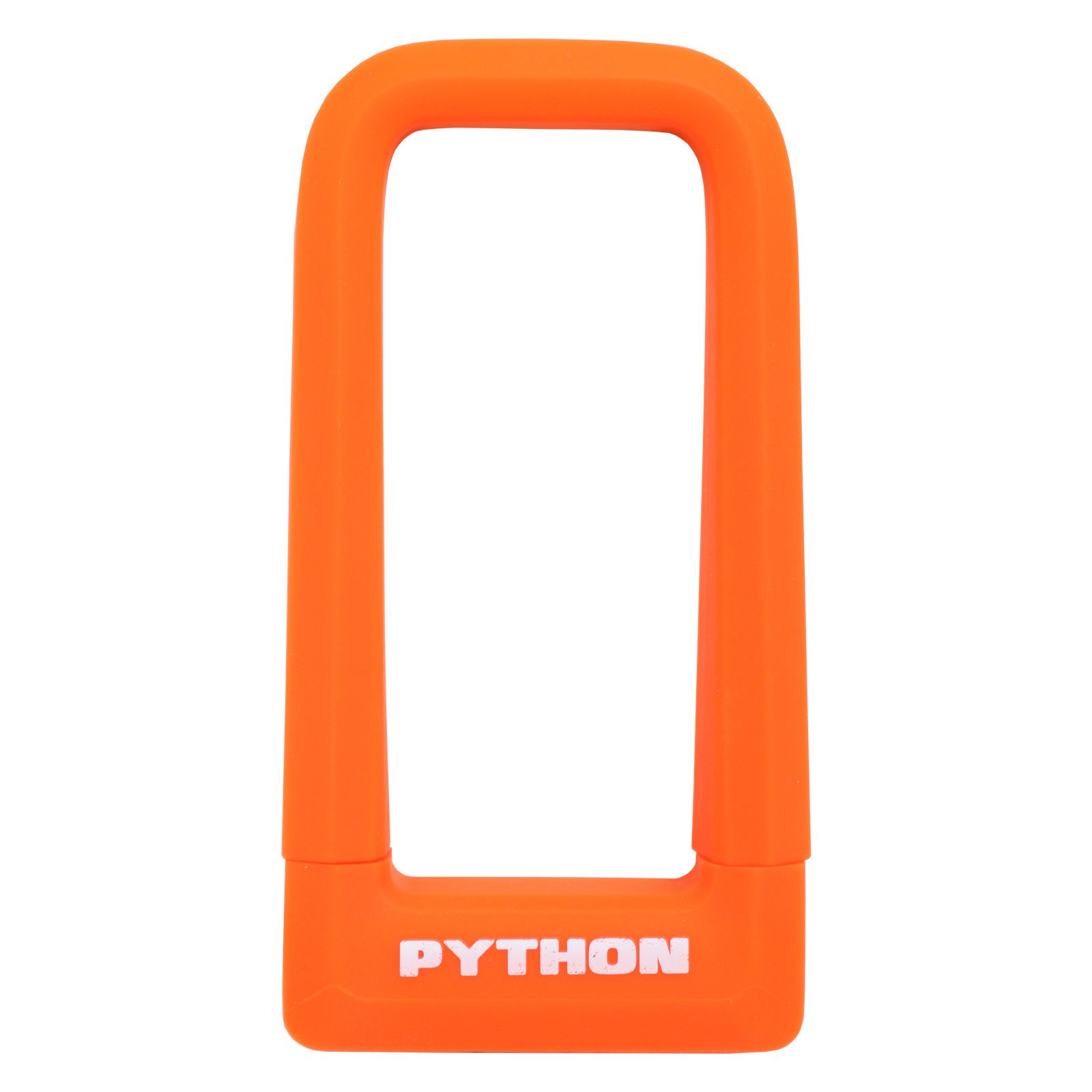 Замок навесной АВАНГАРД PYTHON 626 ORANGE силикон с креплением на раму всепогодный