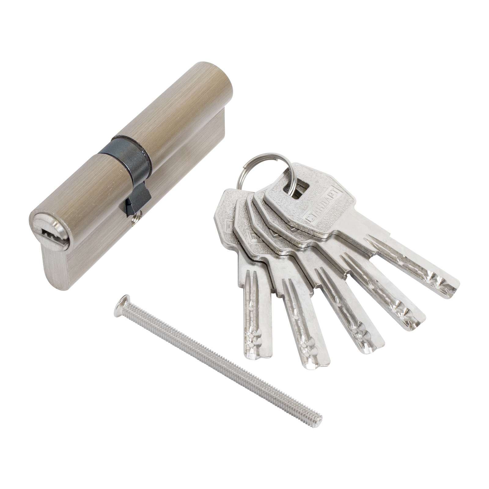 Цилиндровый механизм Стандарт MAX 85 (35х50) SN 5кл мат.никель