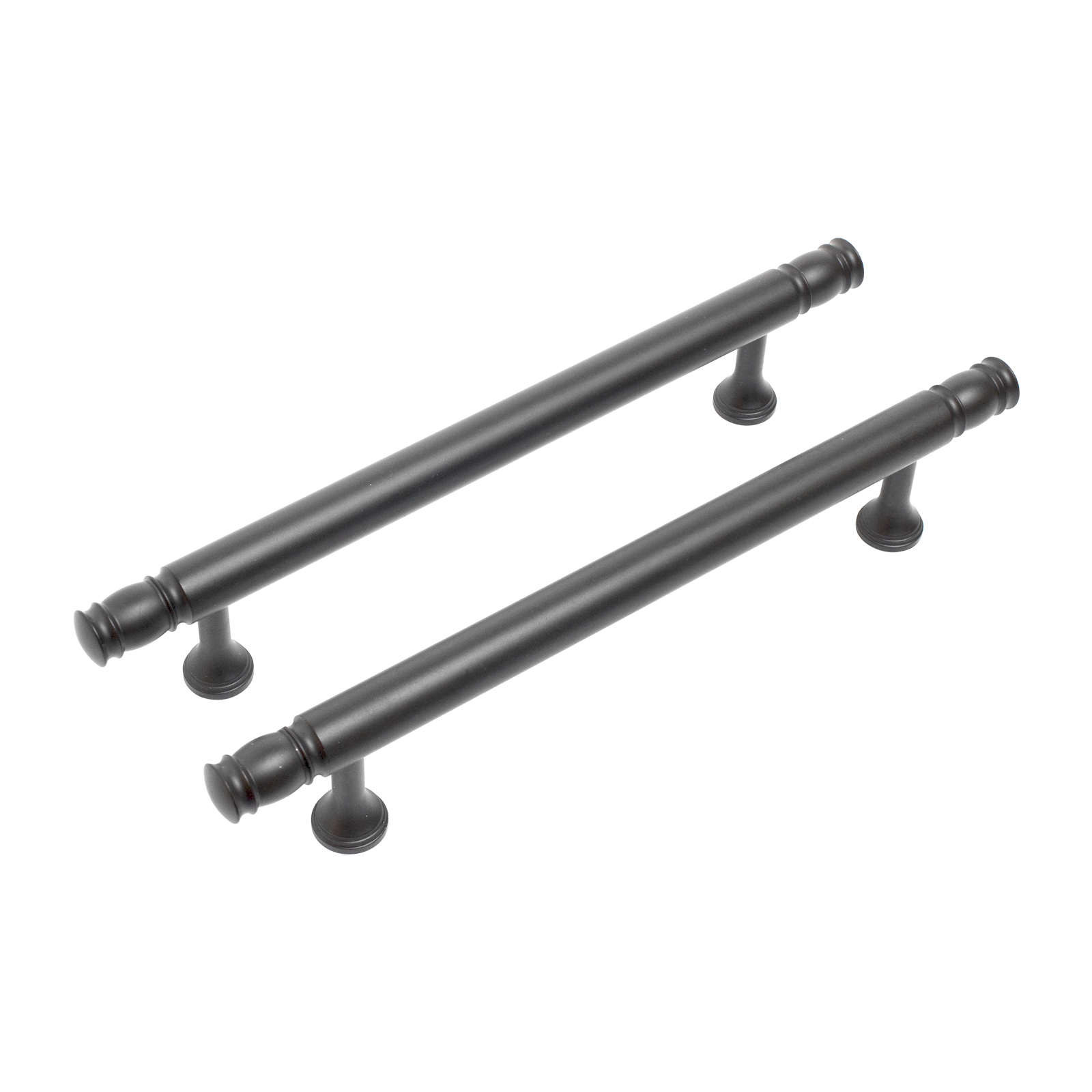 Ручка-скоба мебельная StahlBuro AP2311-128 2шт., BL матовый черный