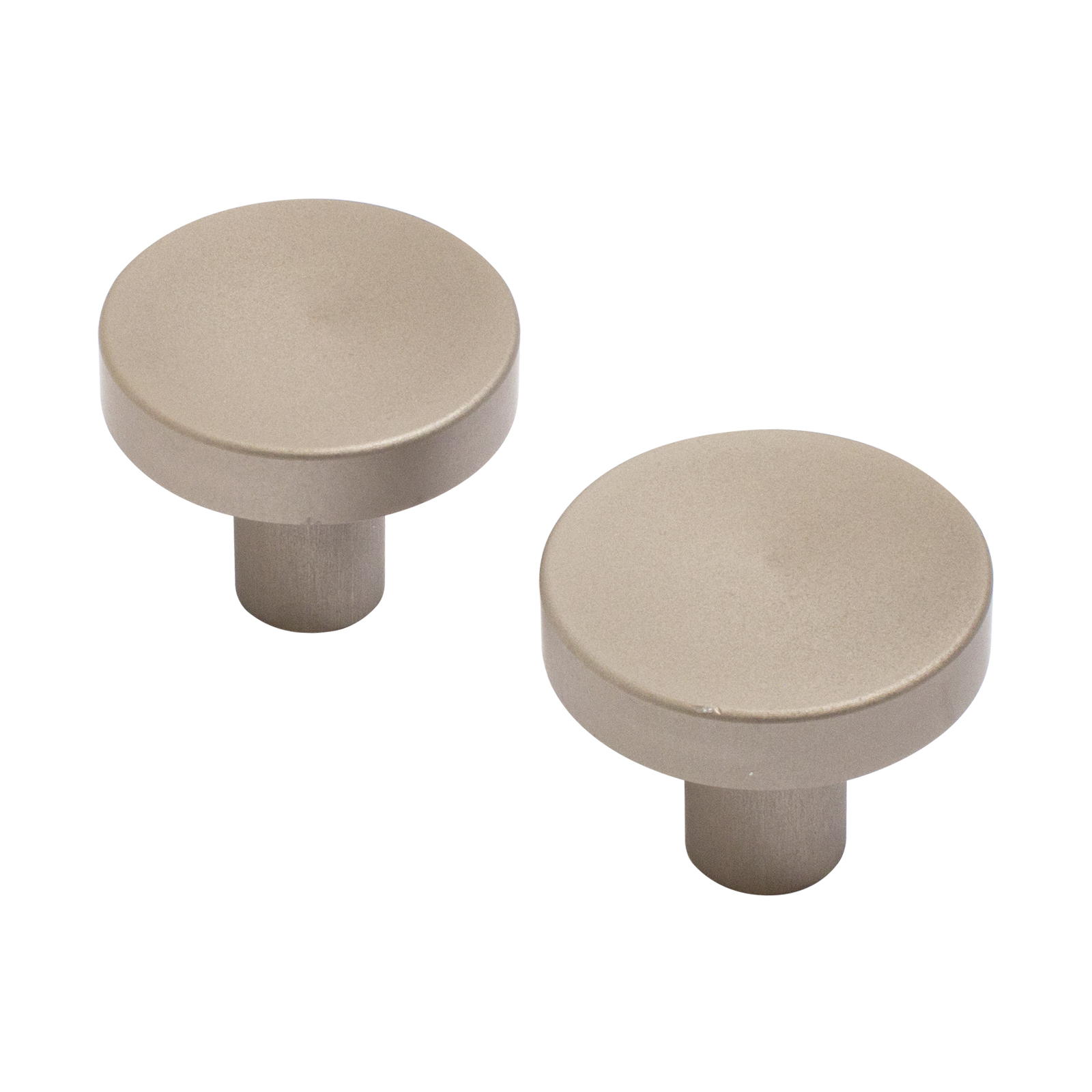 Ручка-кнопка мебельная StahlBuro AP2401 2шт., SN сатин