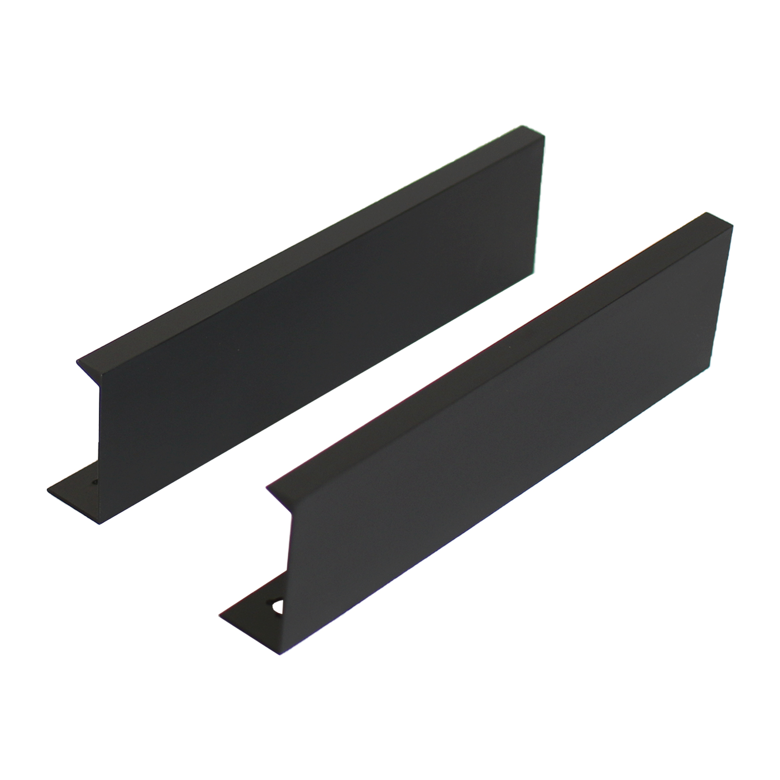 Ручка-профиль мебельная StahlBuro A306-128 2шт., BL матовый черный