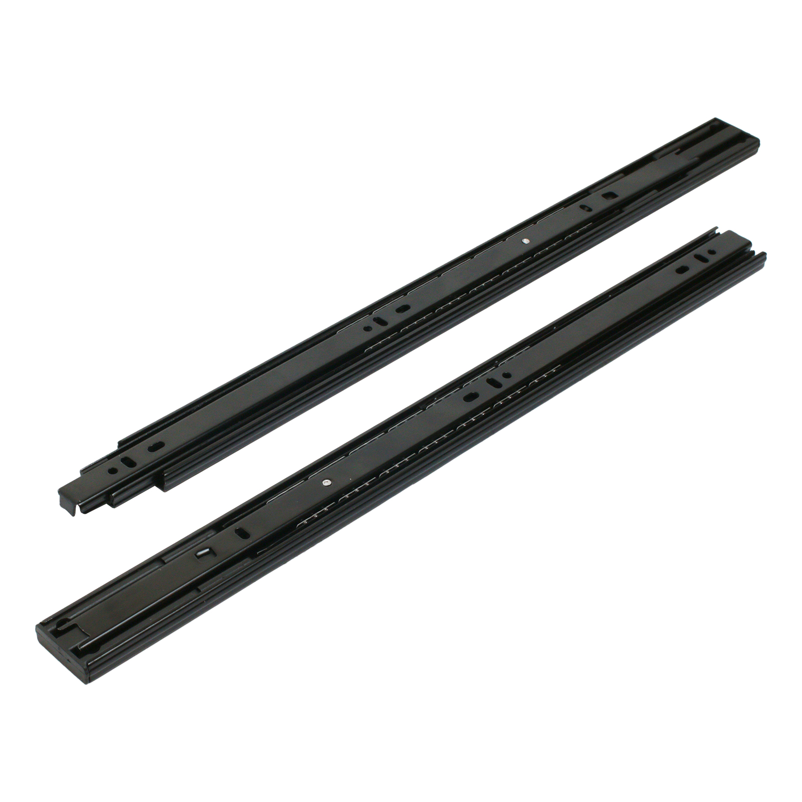 "Направляющие шариковые с доводчиком StahlBuro 35-450 /18""/ черный"