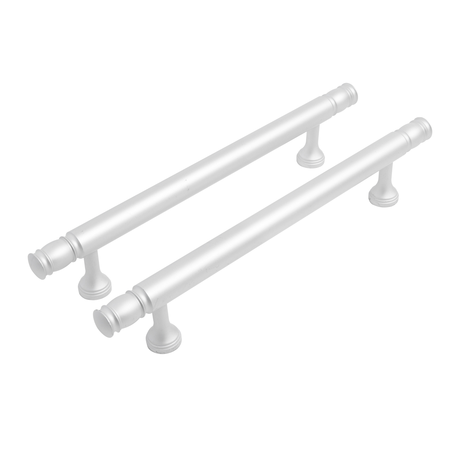 Ручка-скоба мебельная StahlBuro AP2311-128 2шт., W матовый белый хром