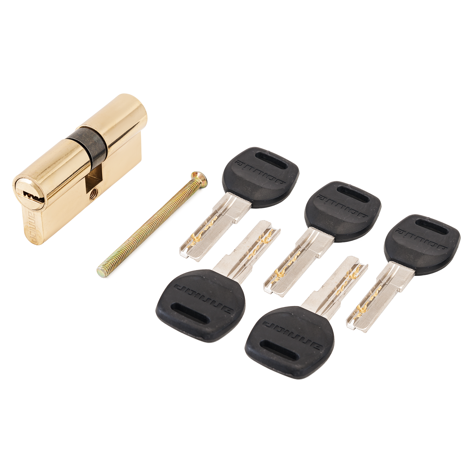 Цилиндровый механизм АЛЛЮР HD F 60-5К BP (30x30) латунь