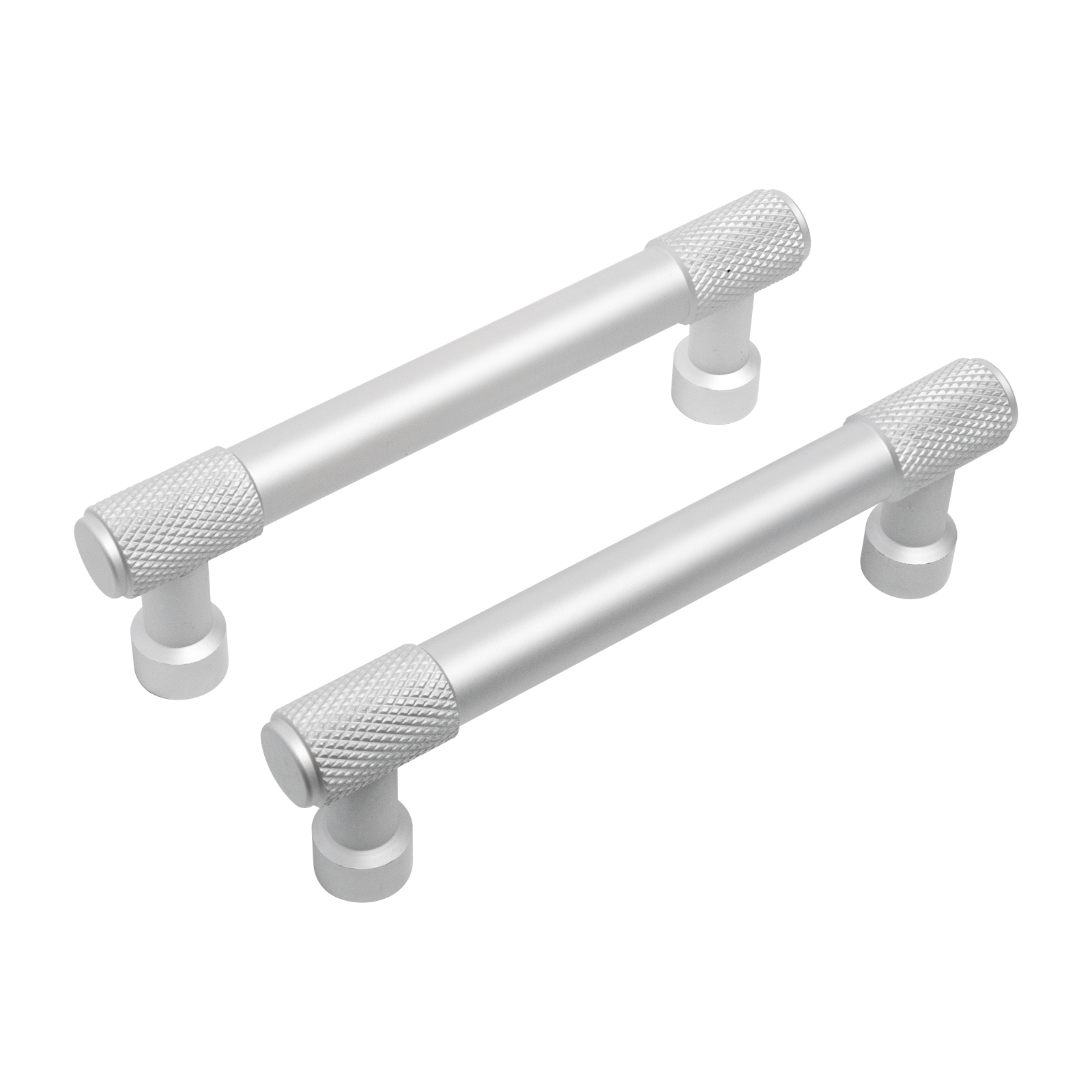 Ручка-скоба мебельная StahlBuro AP2307-96 2шт., W матовый белый хром