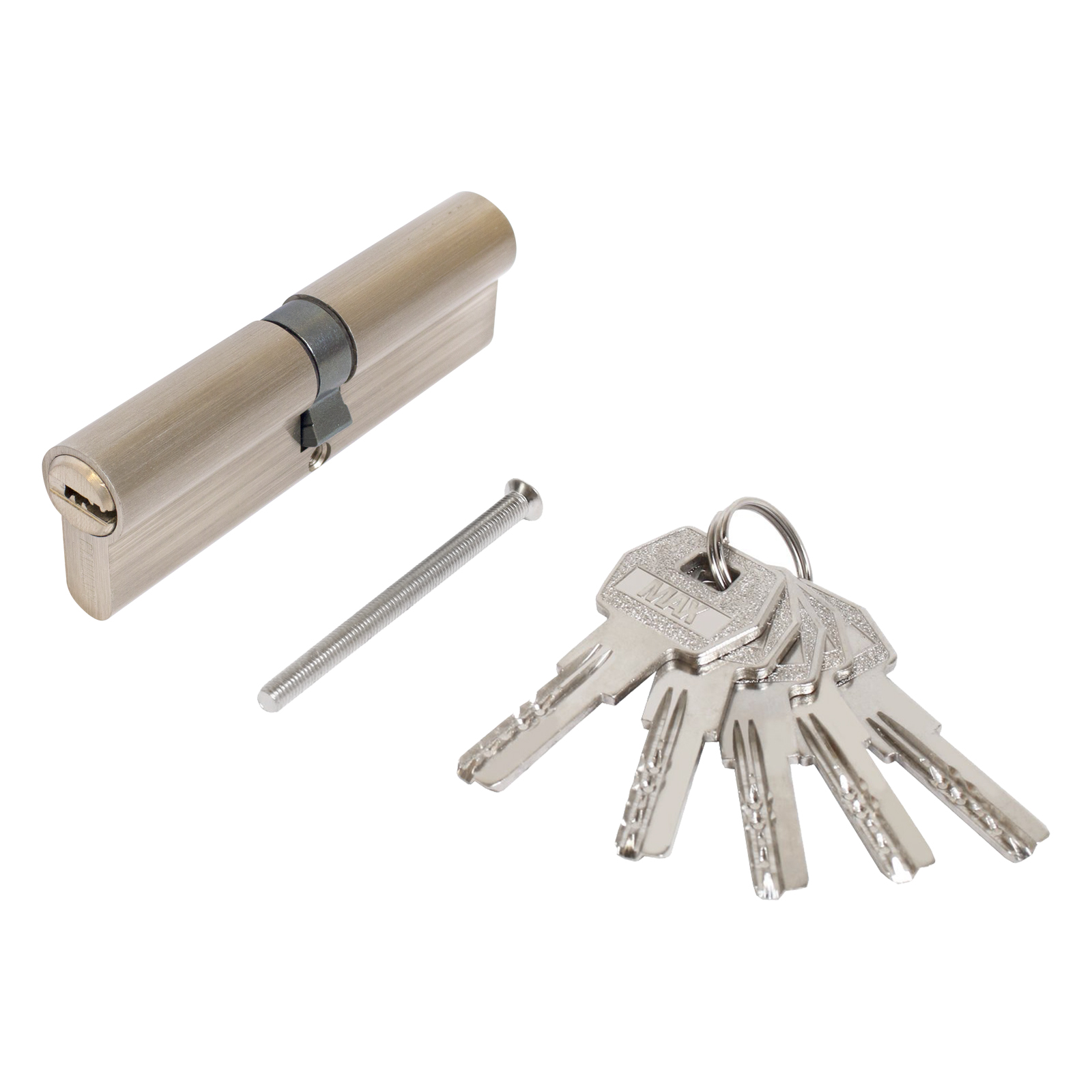 Цилиндровый механизм Стандарт MAX 100 (50х50) SN 5кл мат.никель