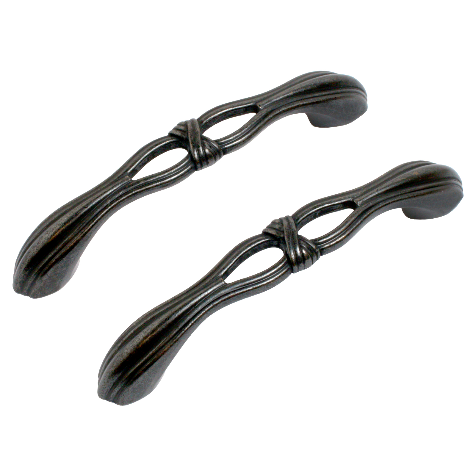 Ручка-скоба мебельная StahlBuro C2533-96 2шт., BL матовый черный