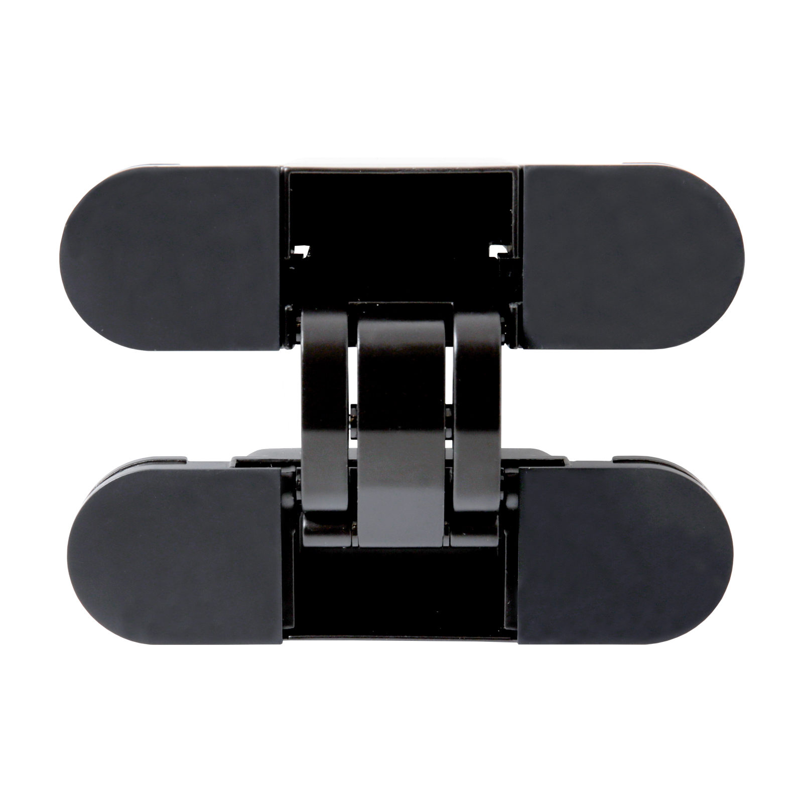 Петля дверная АЛЛЮР АРТ 110*30 3D матовый черный RAL 9005