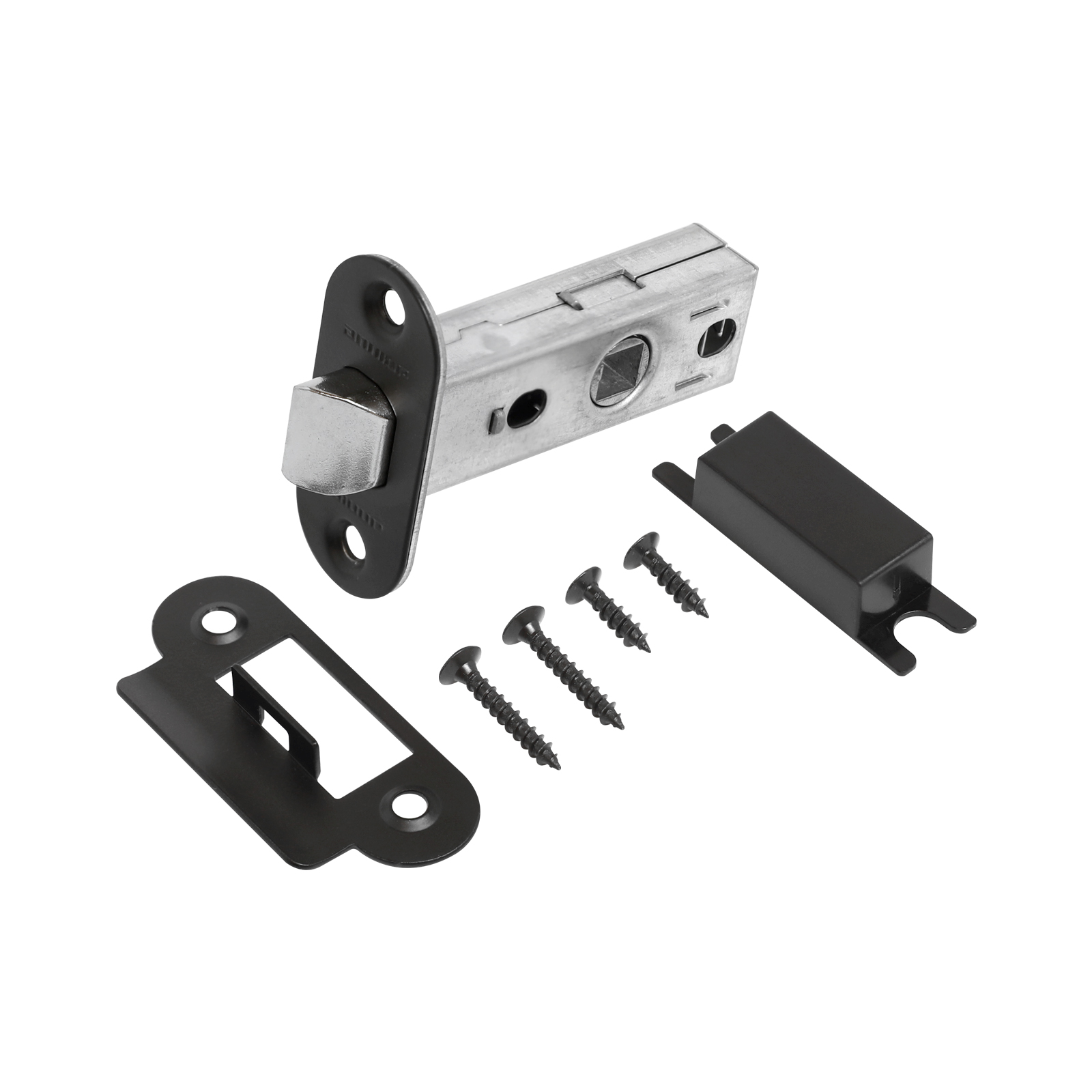 Защёлка АЛЛЮР АРТ L45-8-R BL матовый черный