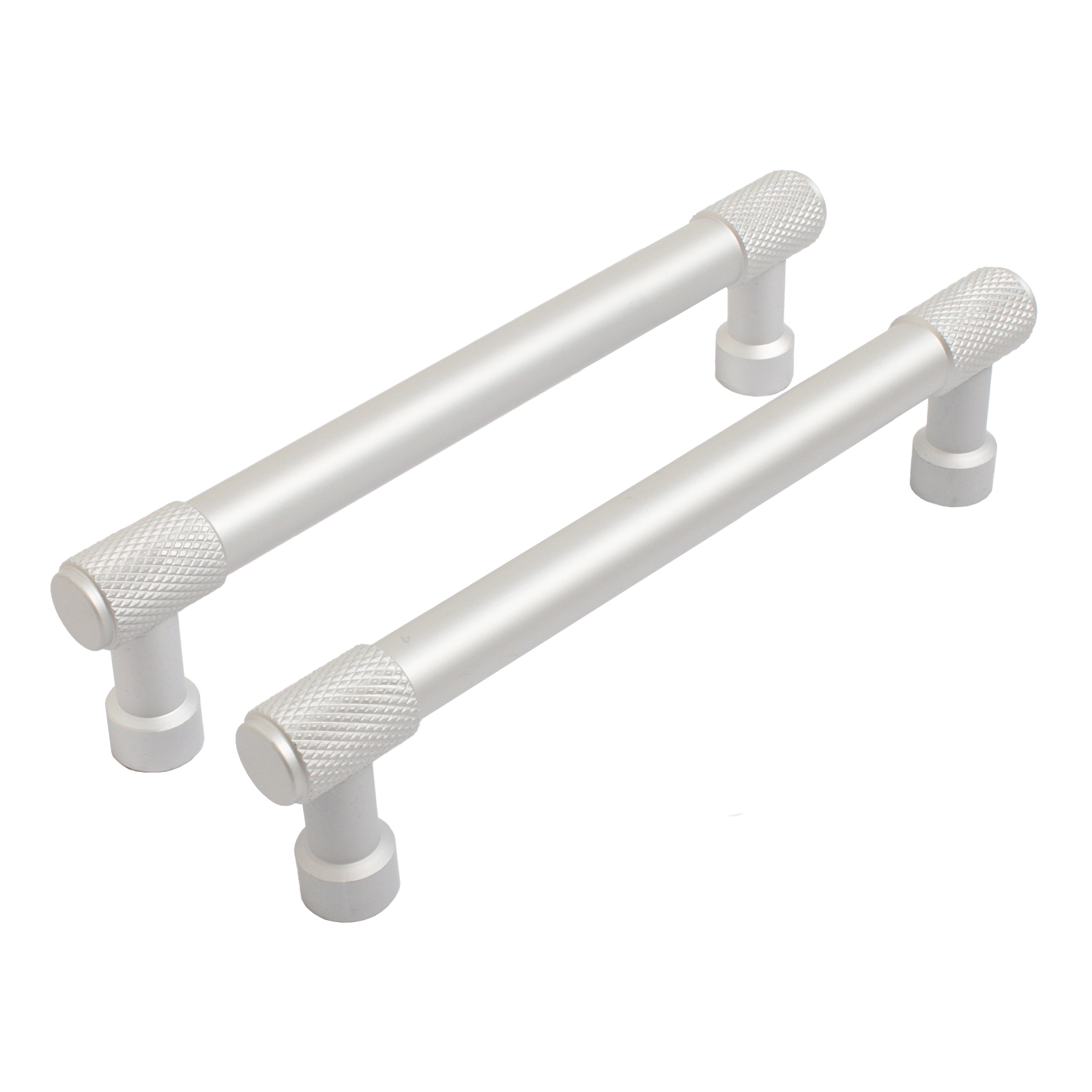 Ручка-скоба мебельная StahlBuro AP2307-128 2шт., W матовый белый хром