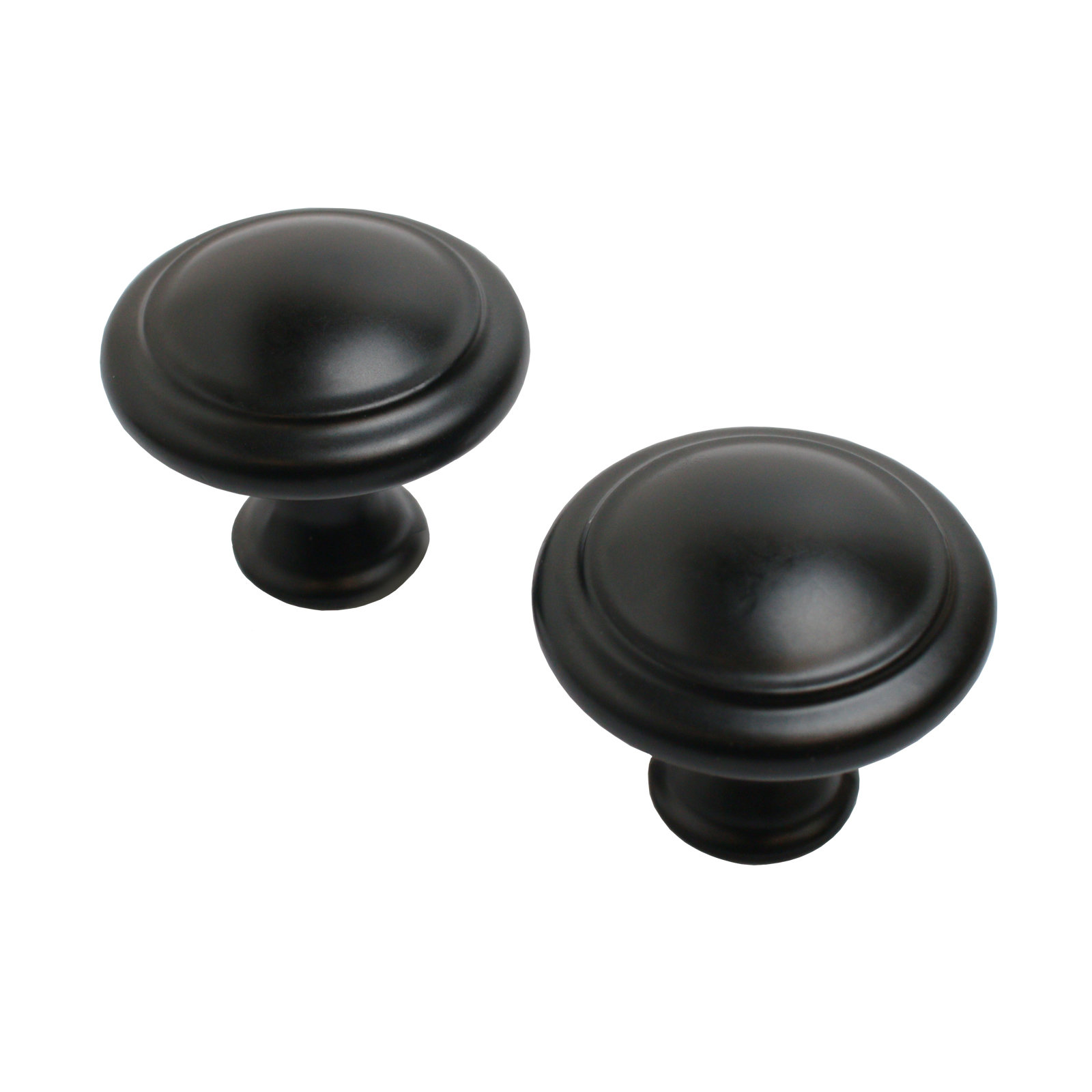 Ручка-кнопка мебельная StahlBuro A304 2шт., BL матовый черный